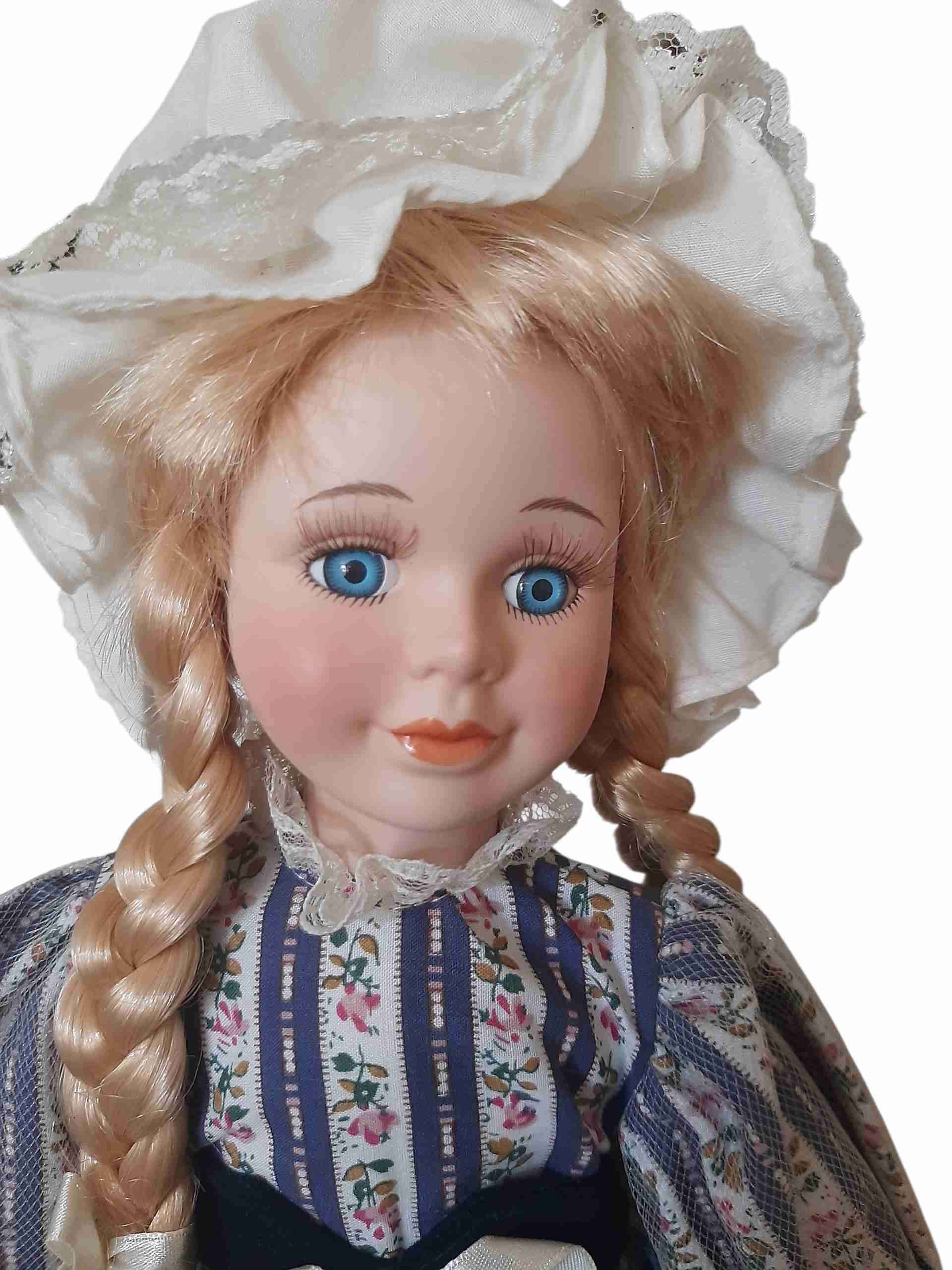 Muñeca de porcelana Vintage Little Bo Peep