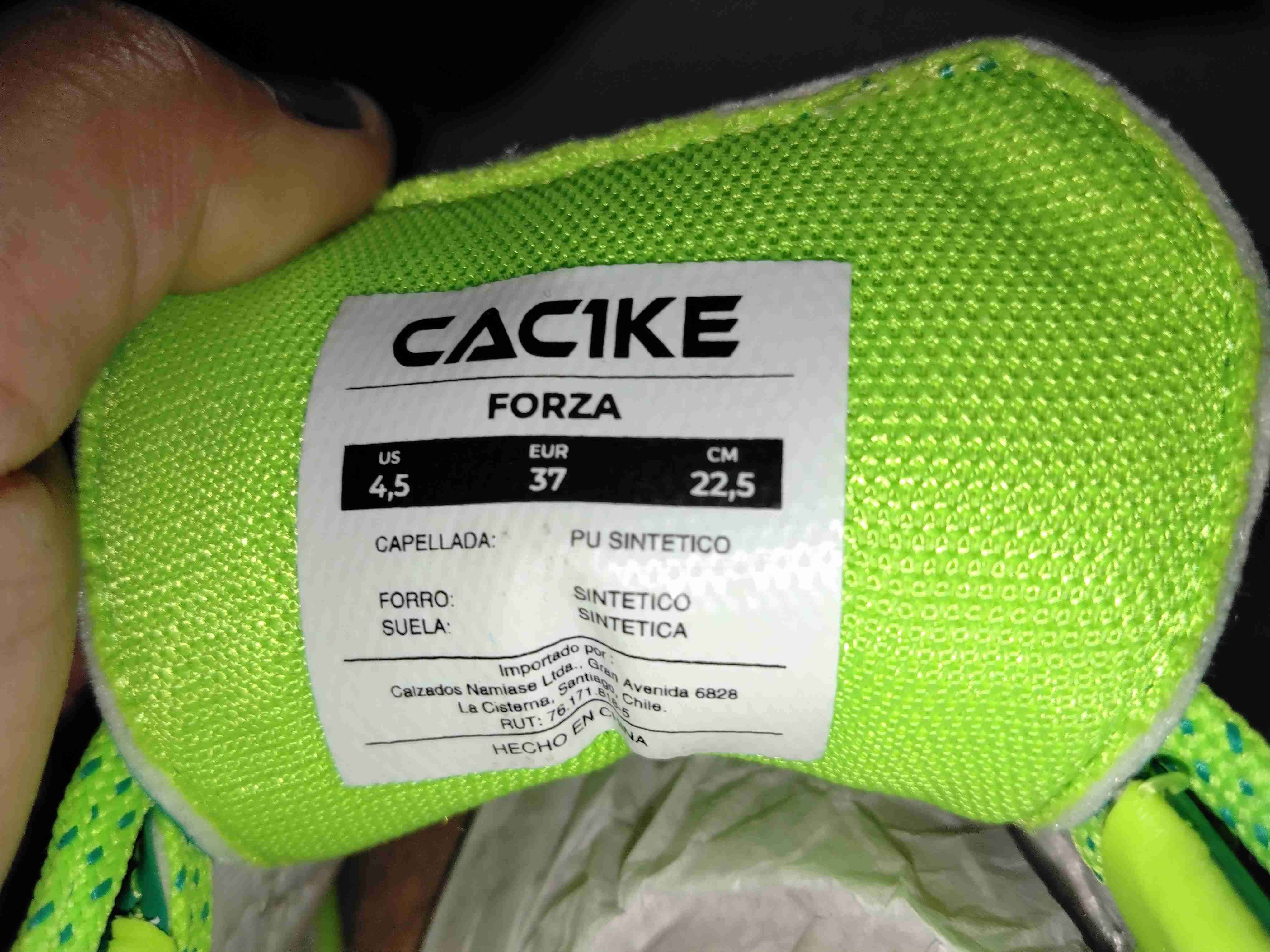 Zapatillas deportivas verde neón - miniatura 3