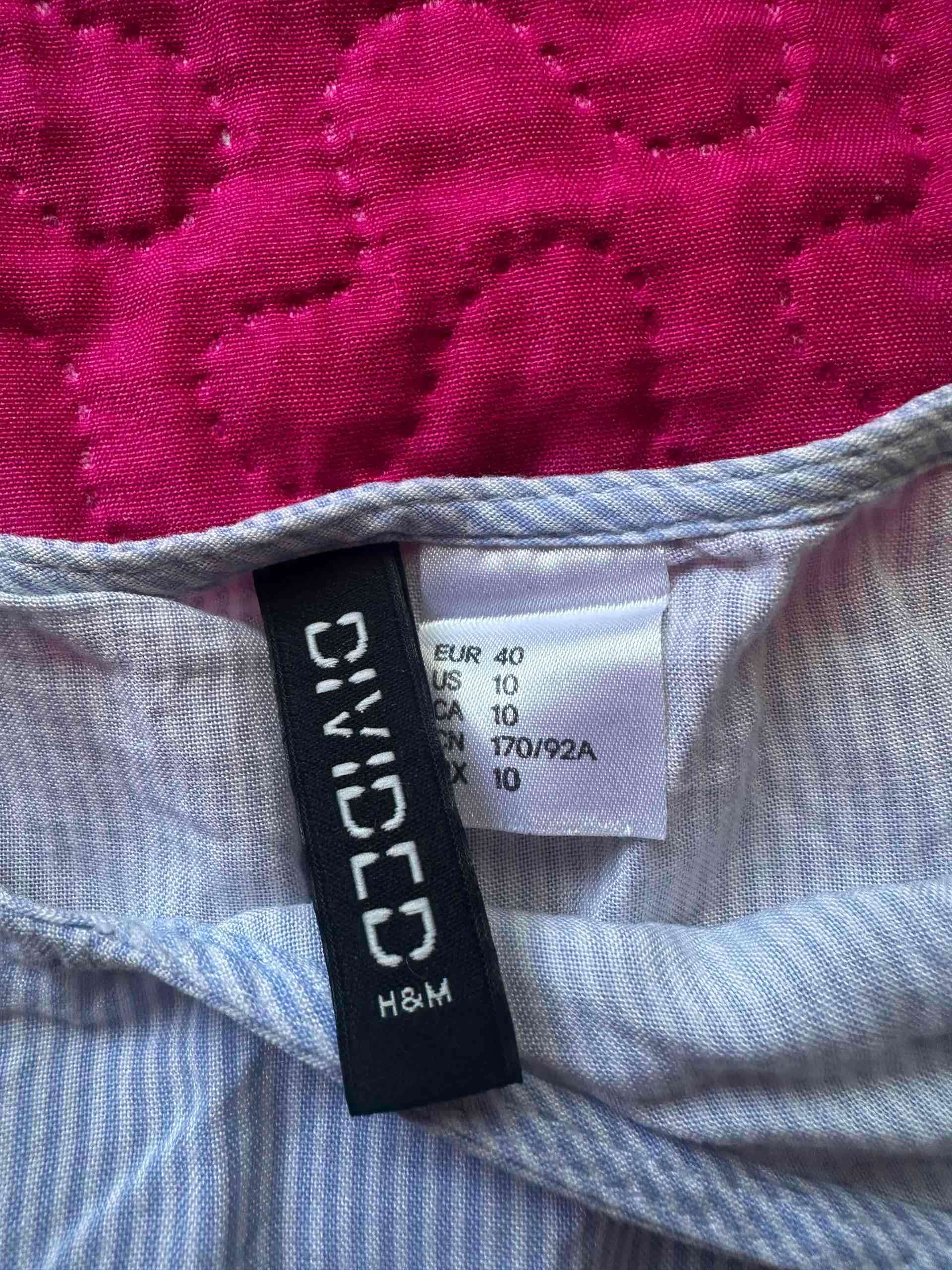 Camiseta tirantes rayada blancas y celestes - miniatura 2