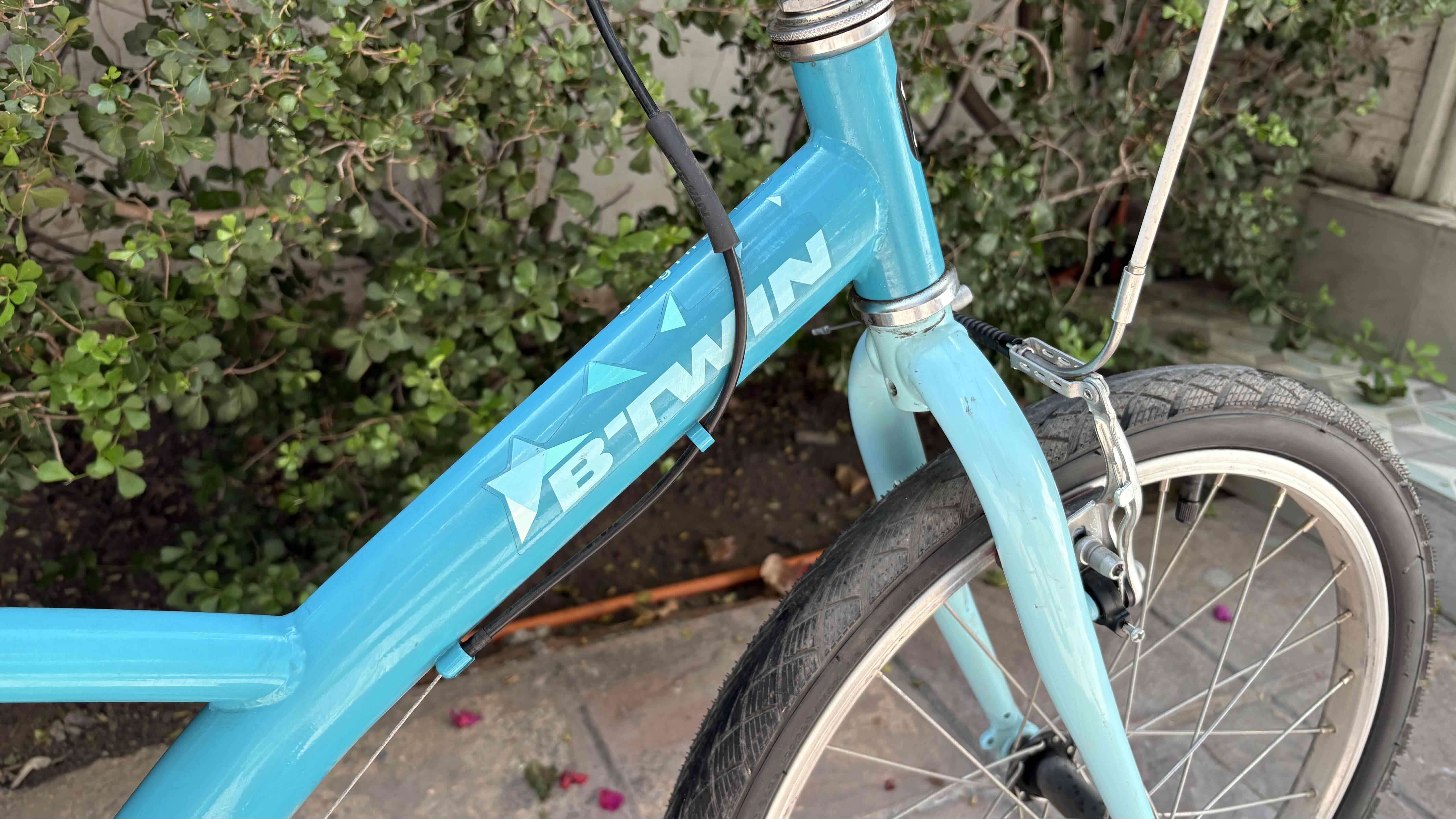 Bicicleta infantil Btwin azul - miniatura 2