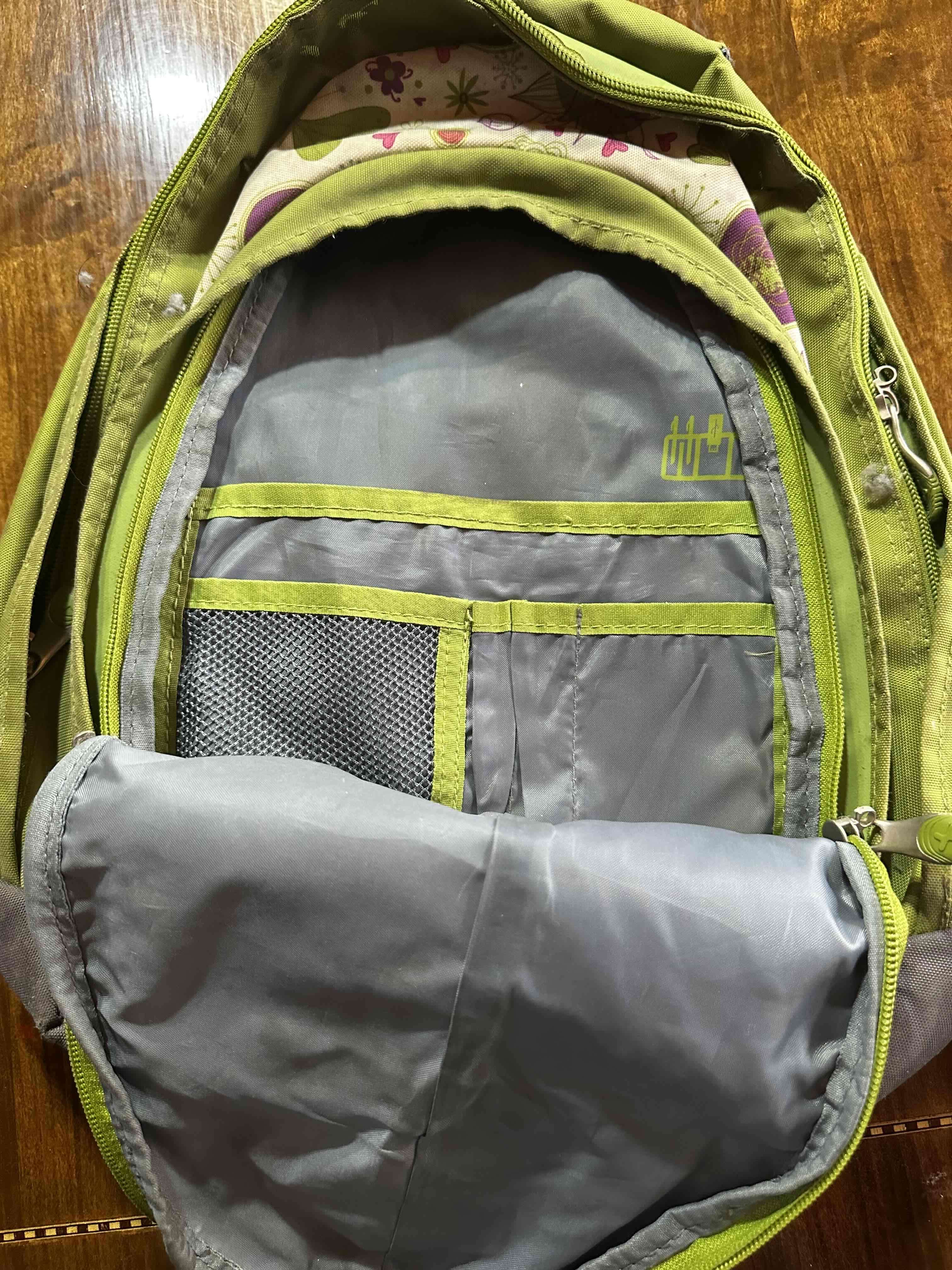 Mochila Xtrem floral verde - miniatura 2