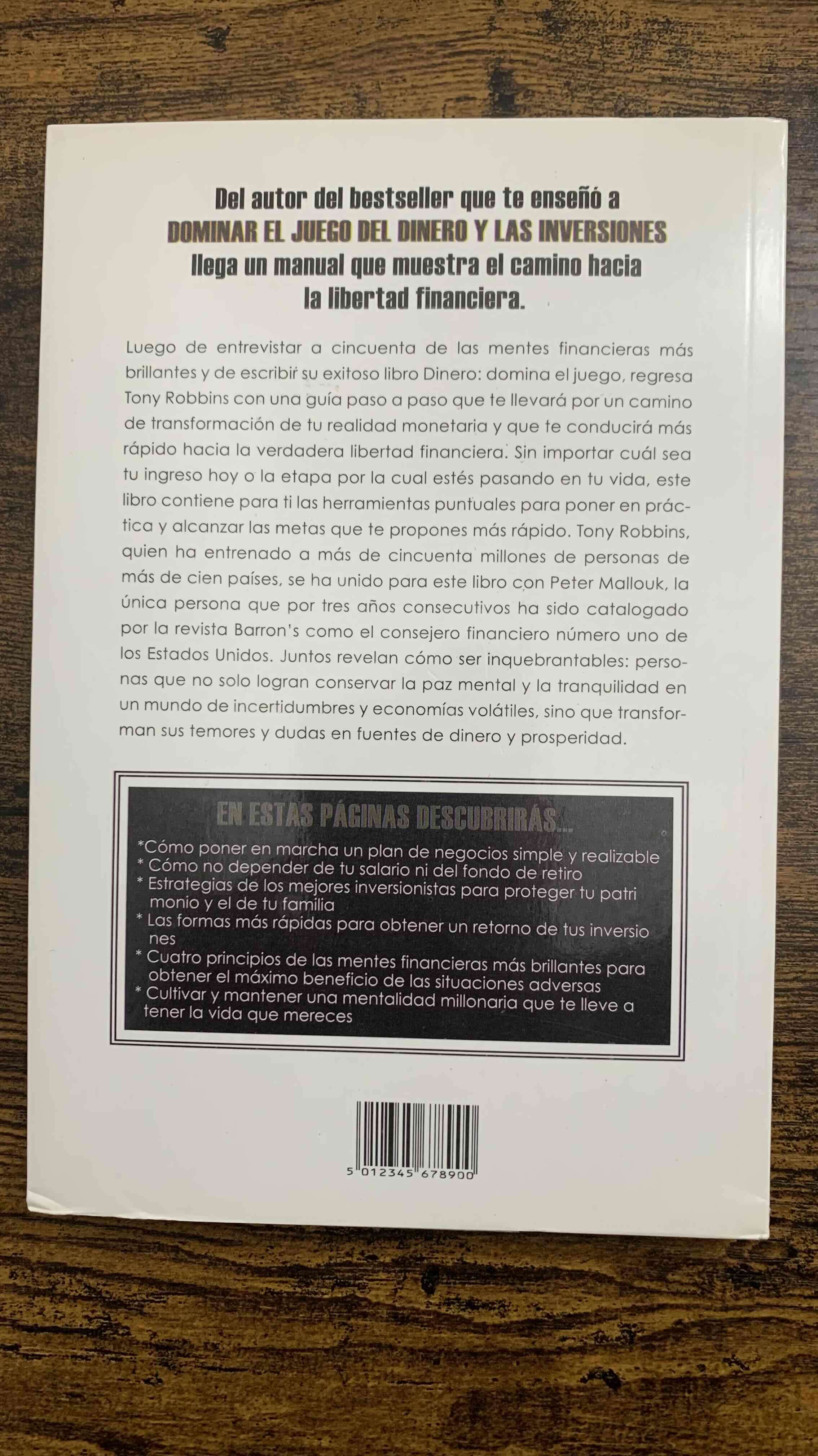 Libro Inquebrantable de Tony Robbins - miniatura 2