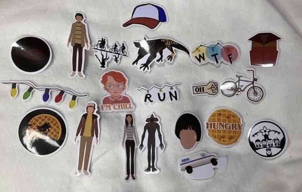 Set de stickers Stranger Things