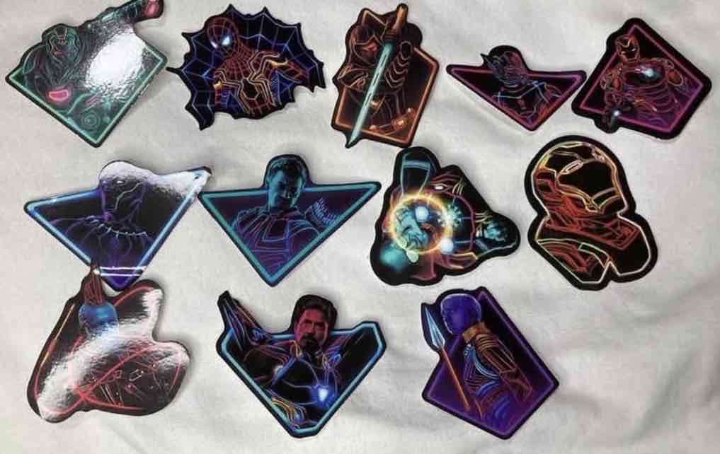 Set de stickers de superhéroes marvel - 5