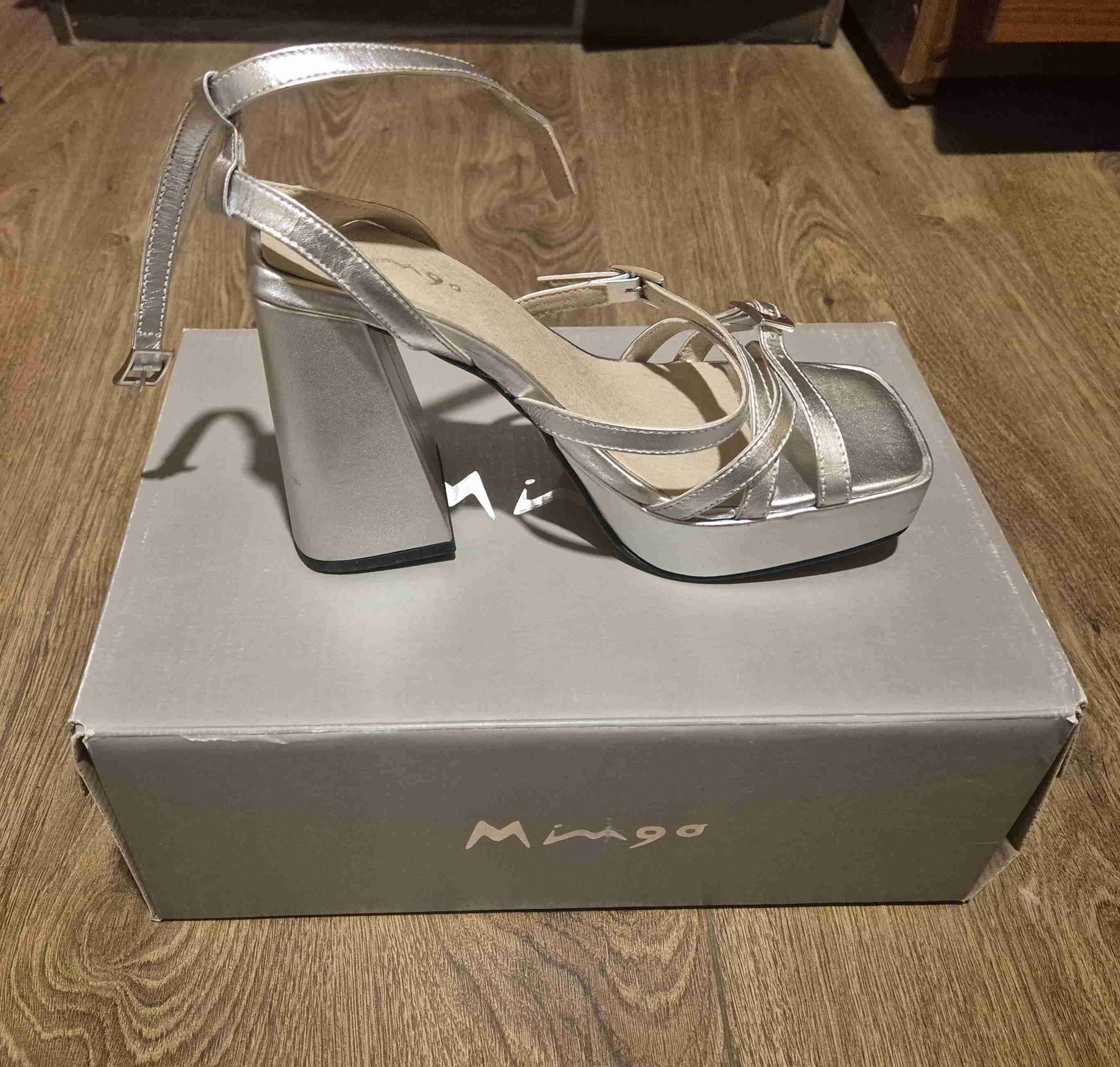 Sandalias color plata