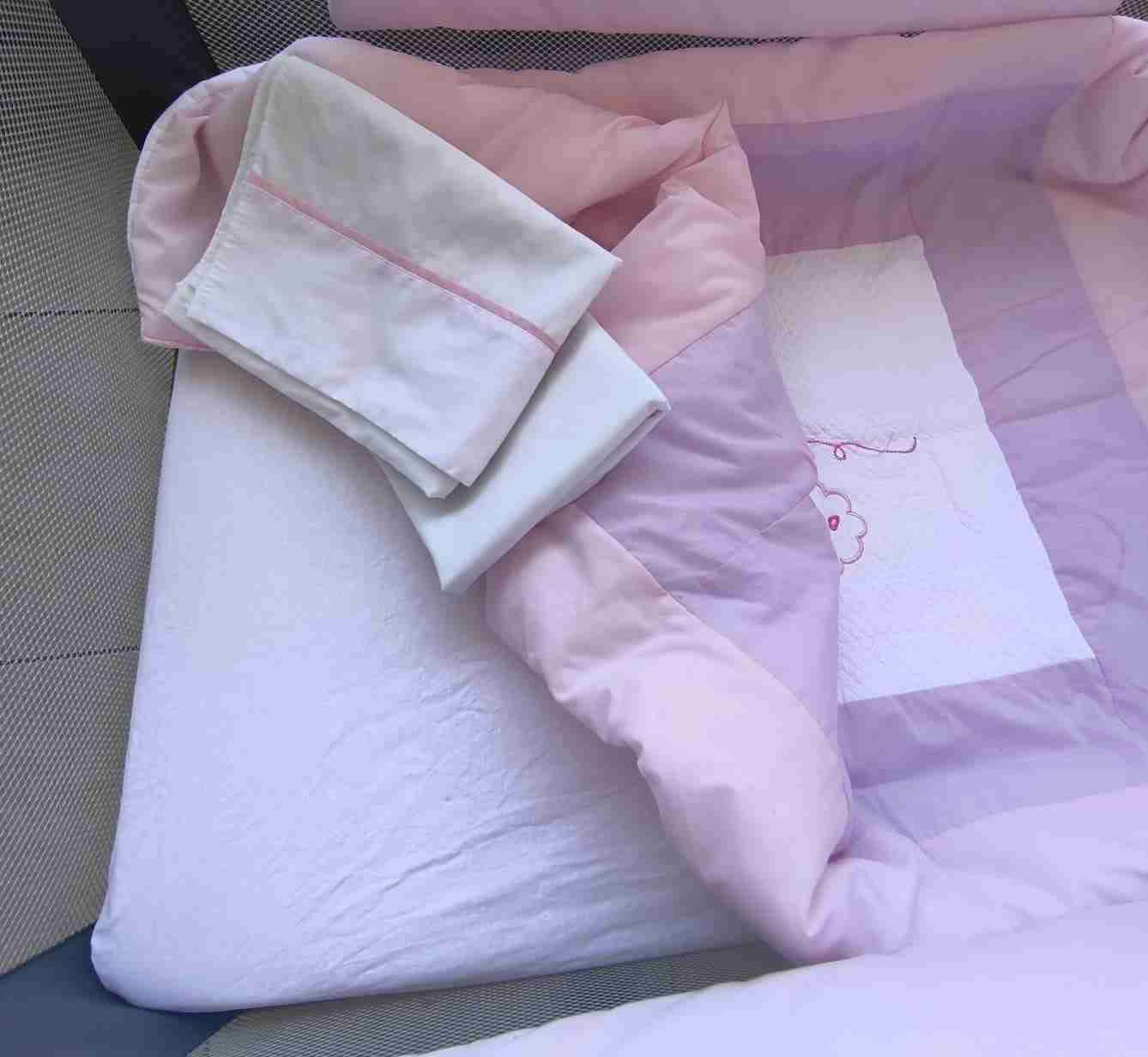 Cuna Corral de Bebé Gris - miniatura 5