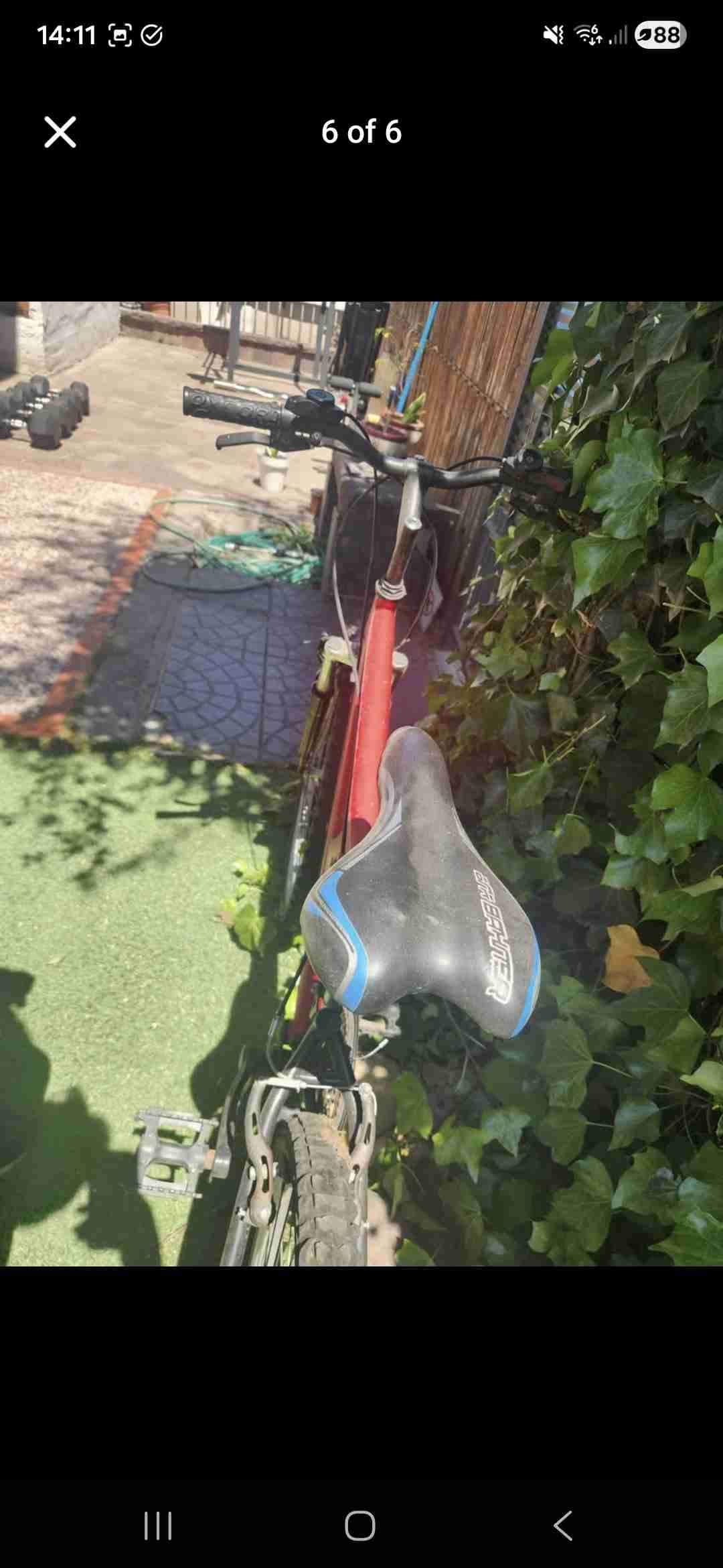 Bicicleta oOxford de montaña roja - miniatura 4