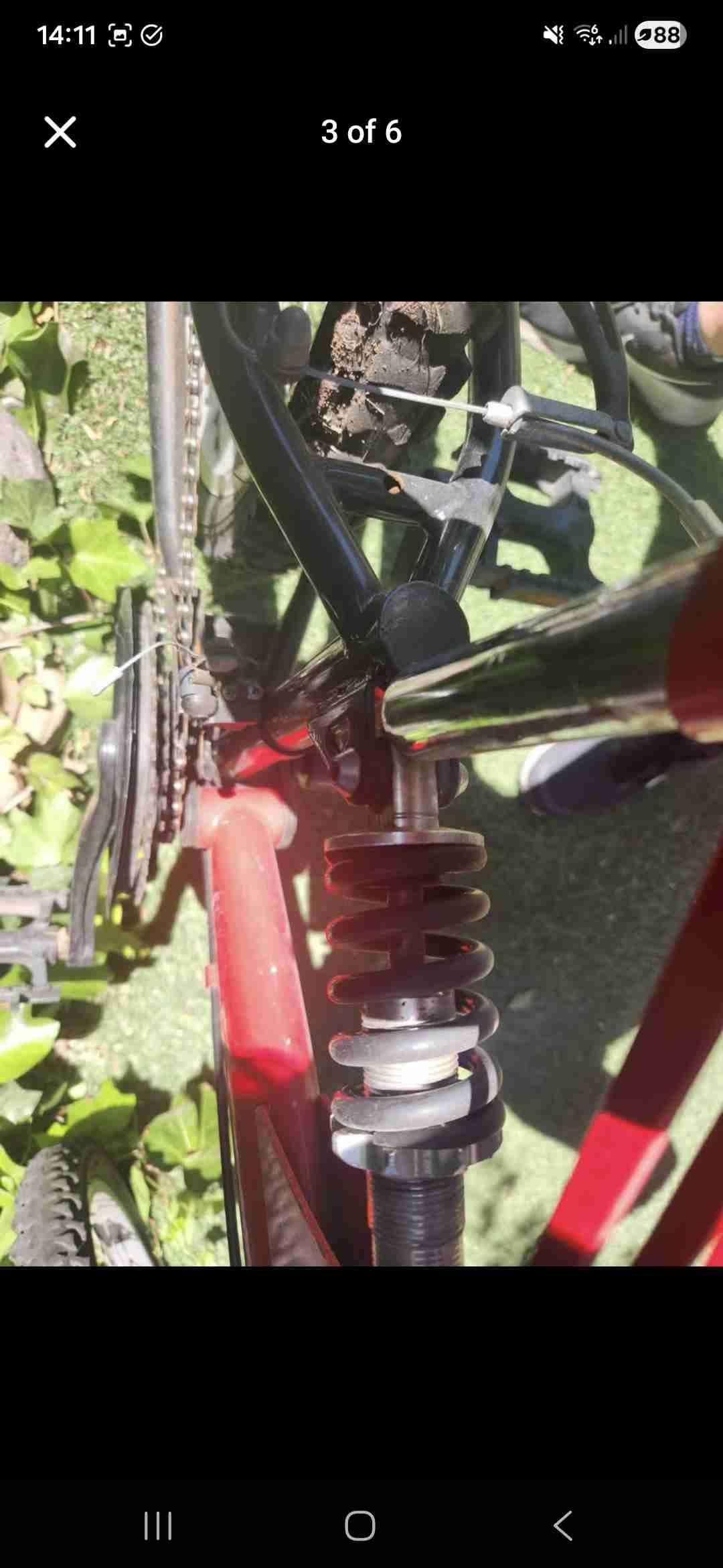 Bicicleta oOxford de montaña roja - miniatura 5