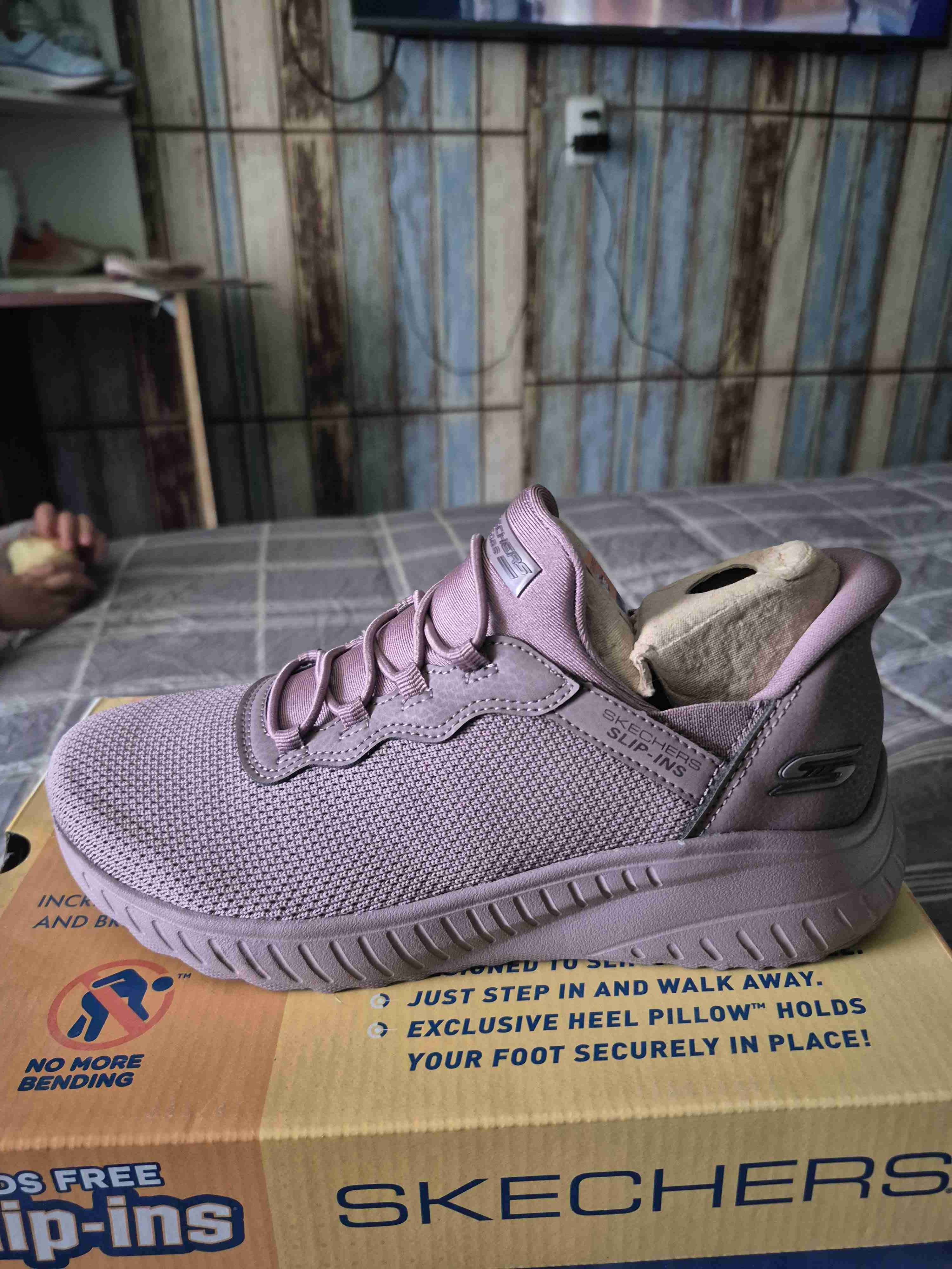 Zapatillas Skechers rosas Slip-ins