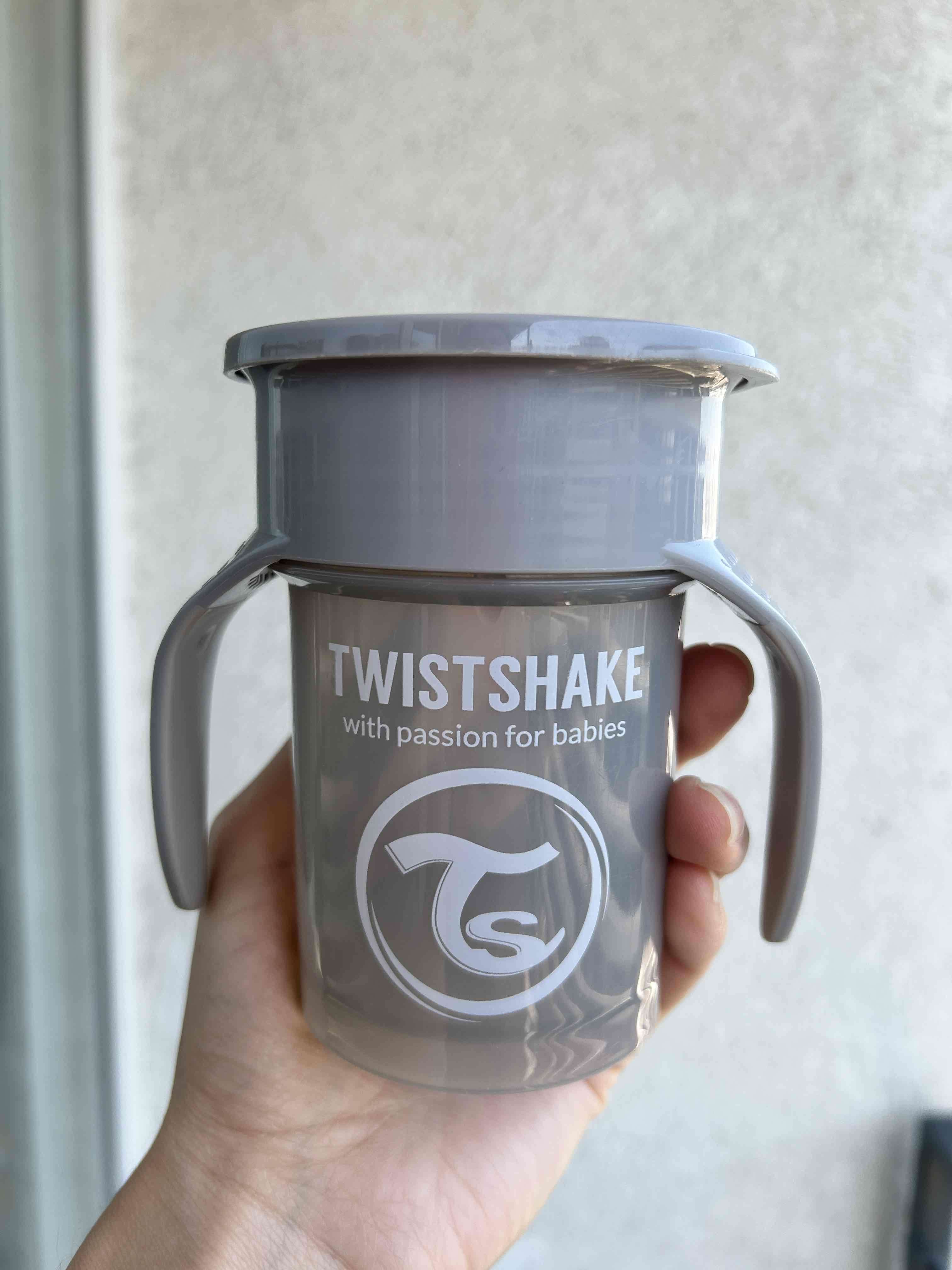 Vaso Twistshake 360 gris
