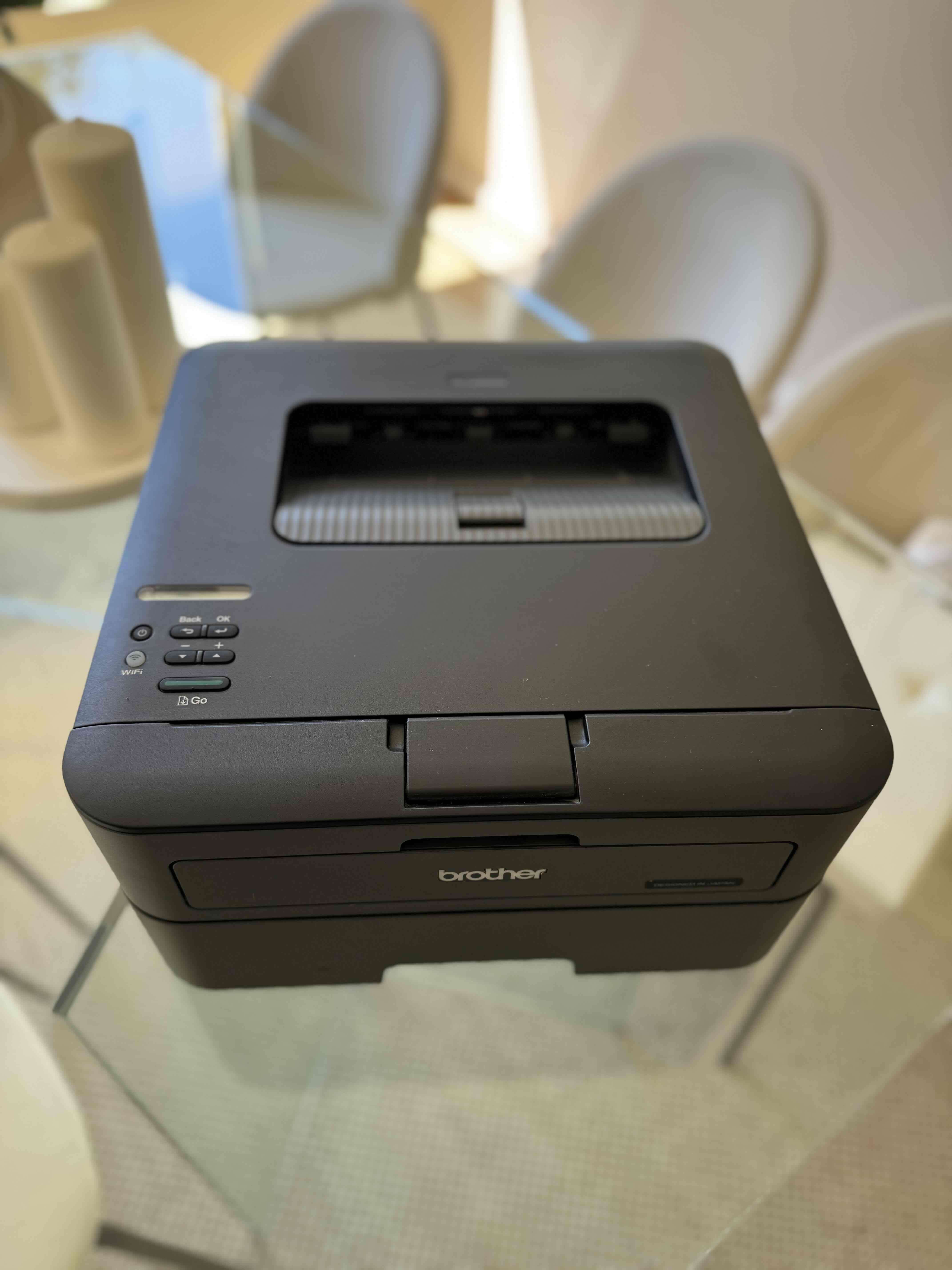 Impresora láser Brother negra - miniatura 2