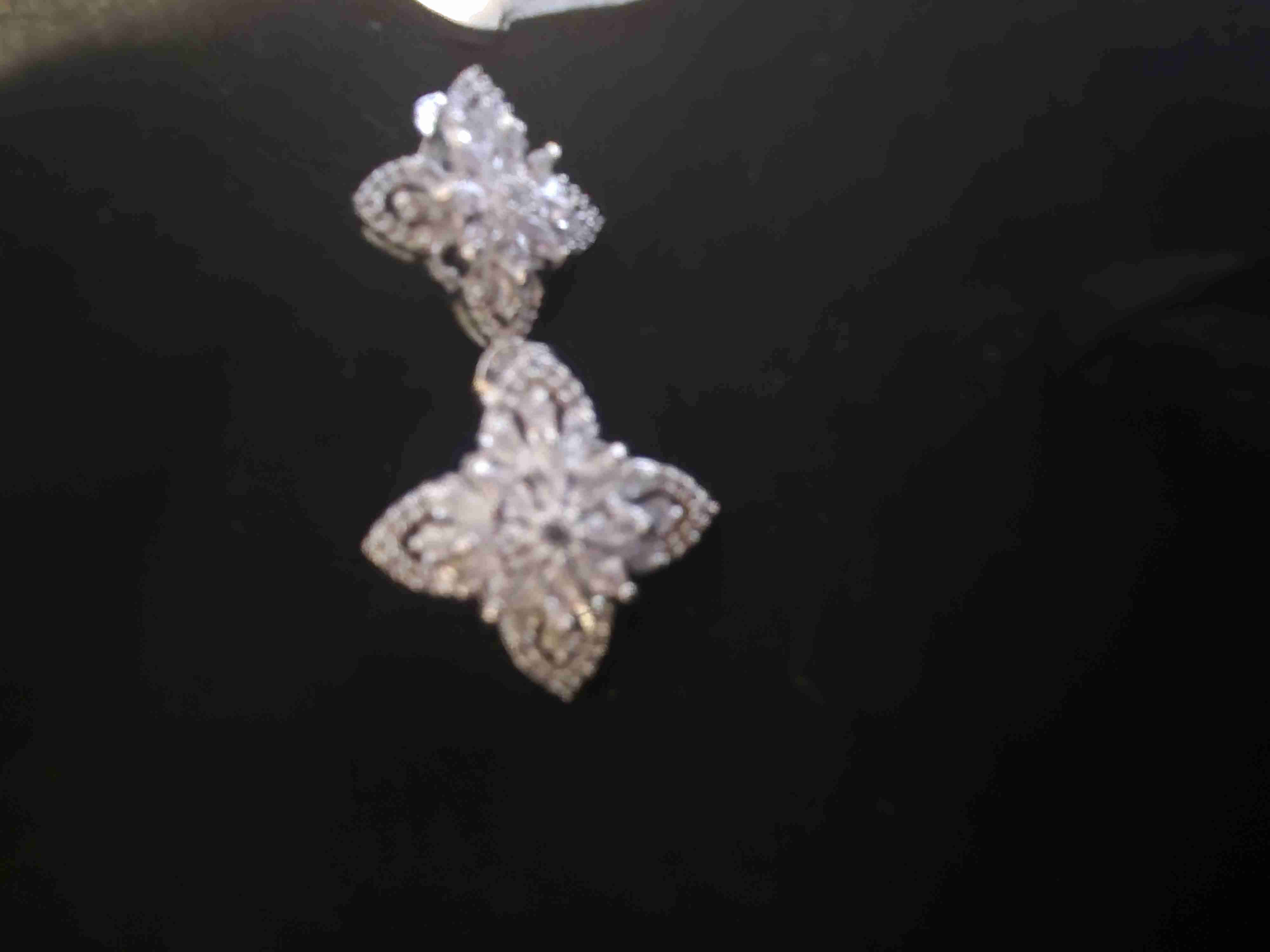 Pendientes mariposa plateados - miniatura 3