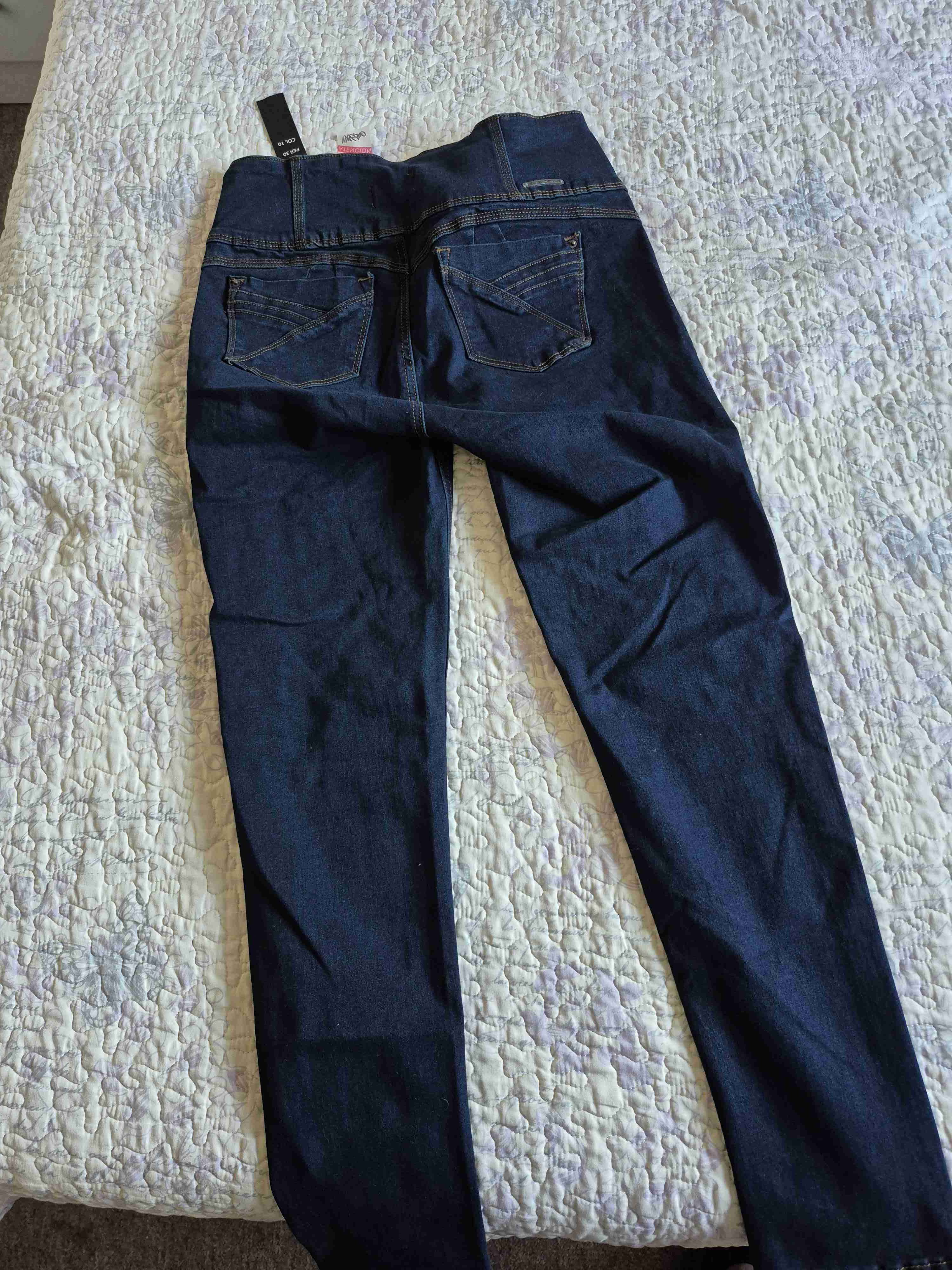 Jeans mujer azul oscuro Moschino - miniatura 2