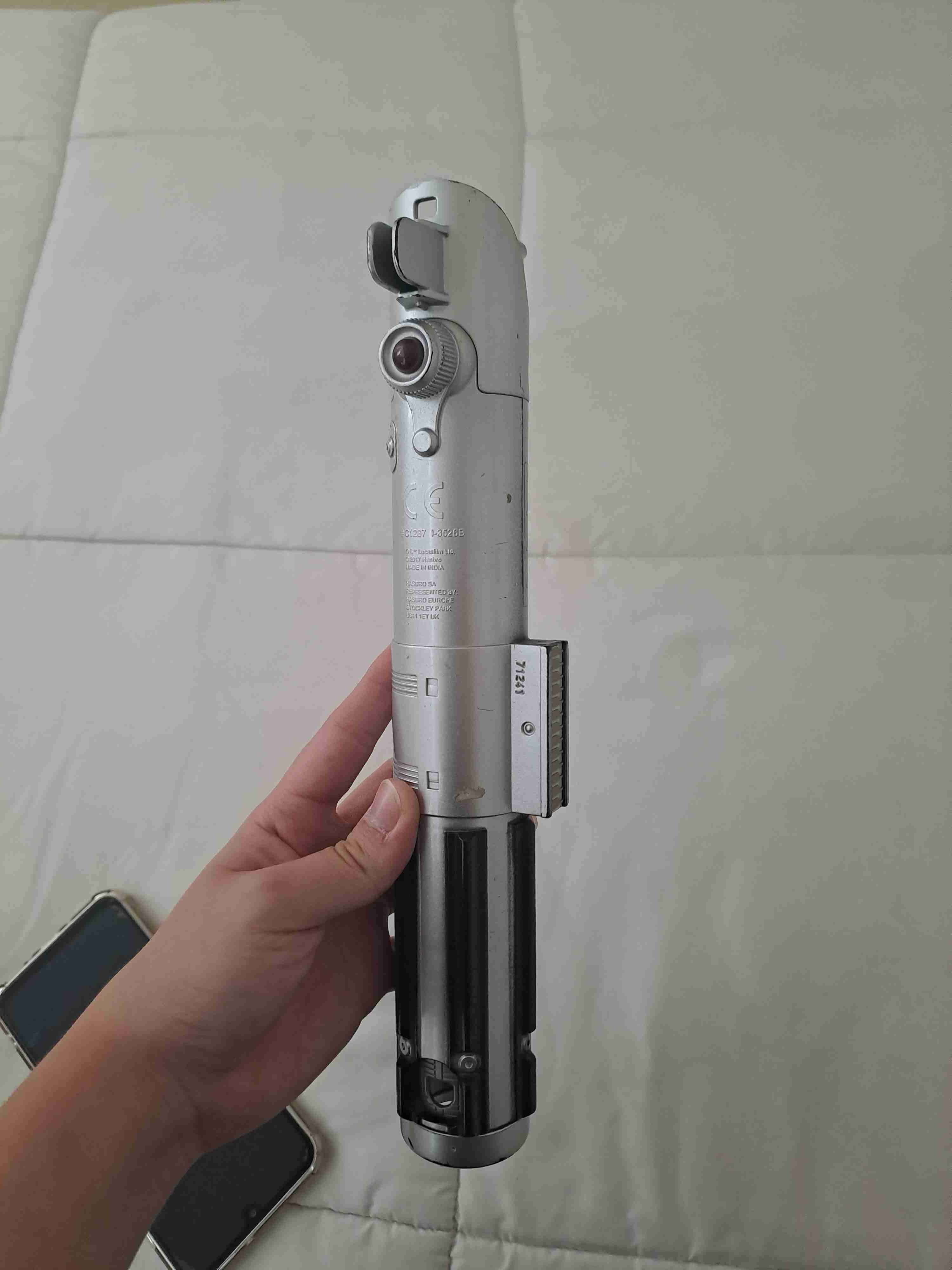 Sable láser de juguete plateado - miniatura 2