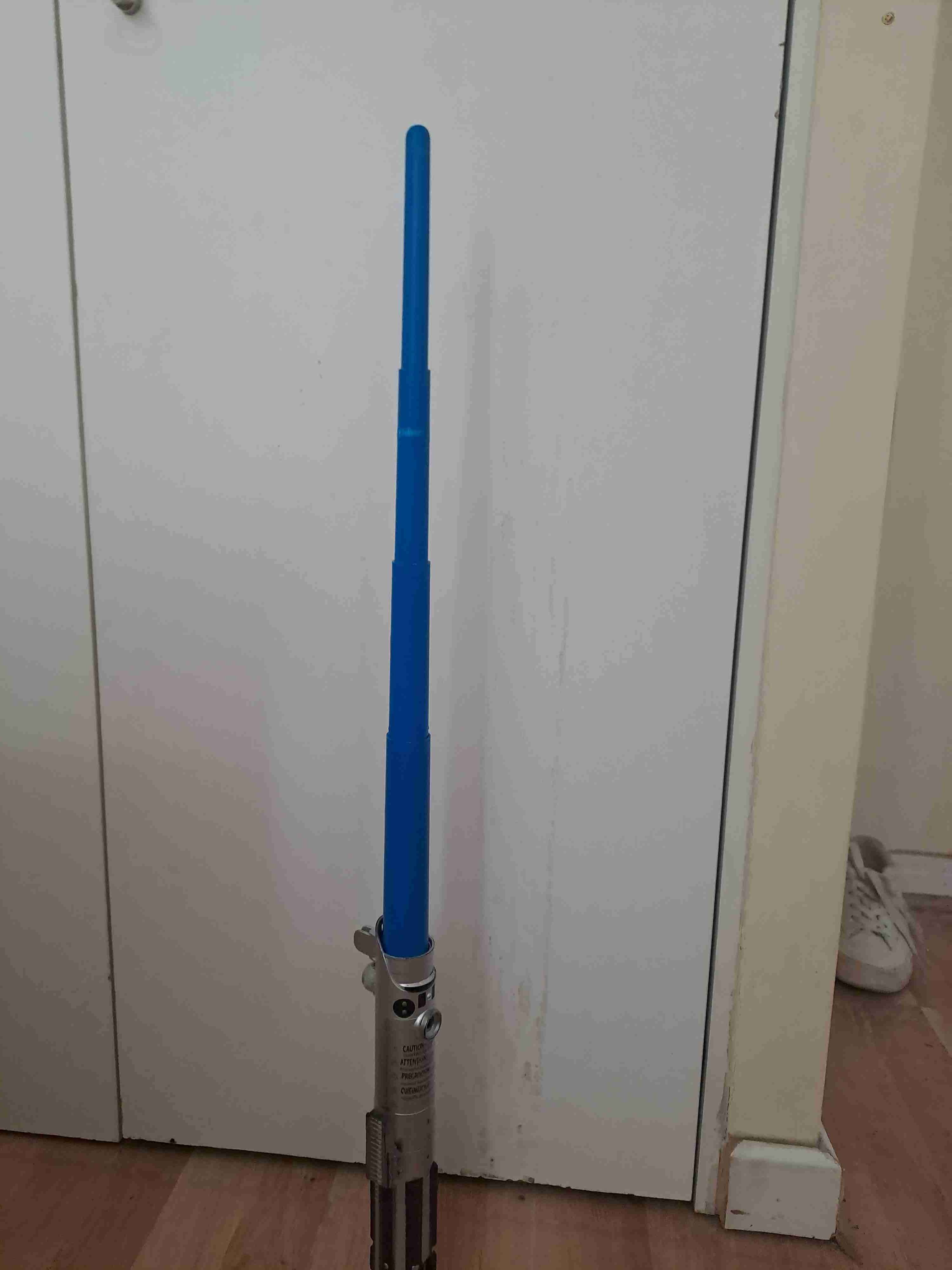 Sable láser de juguete plateado - miniatura 3