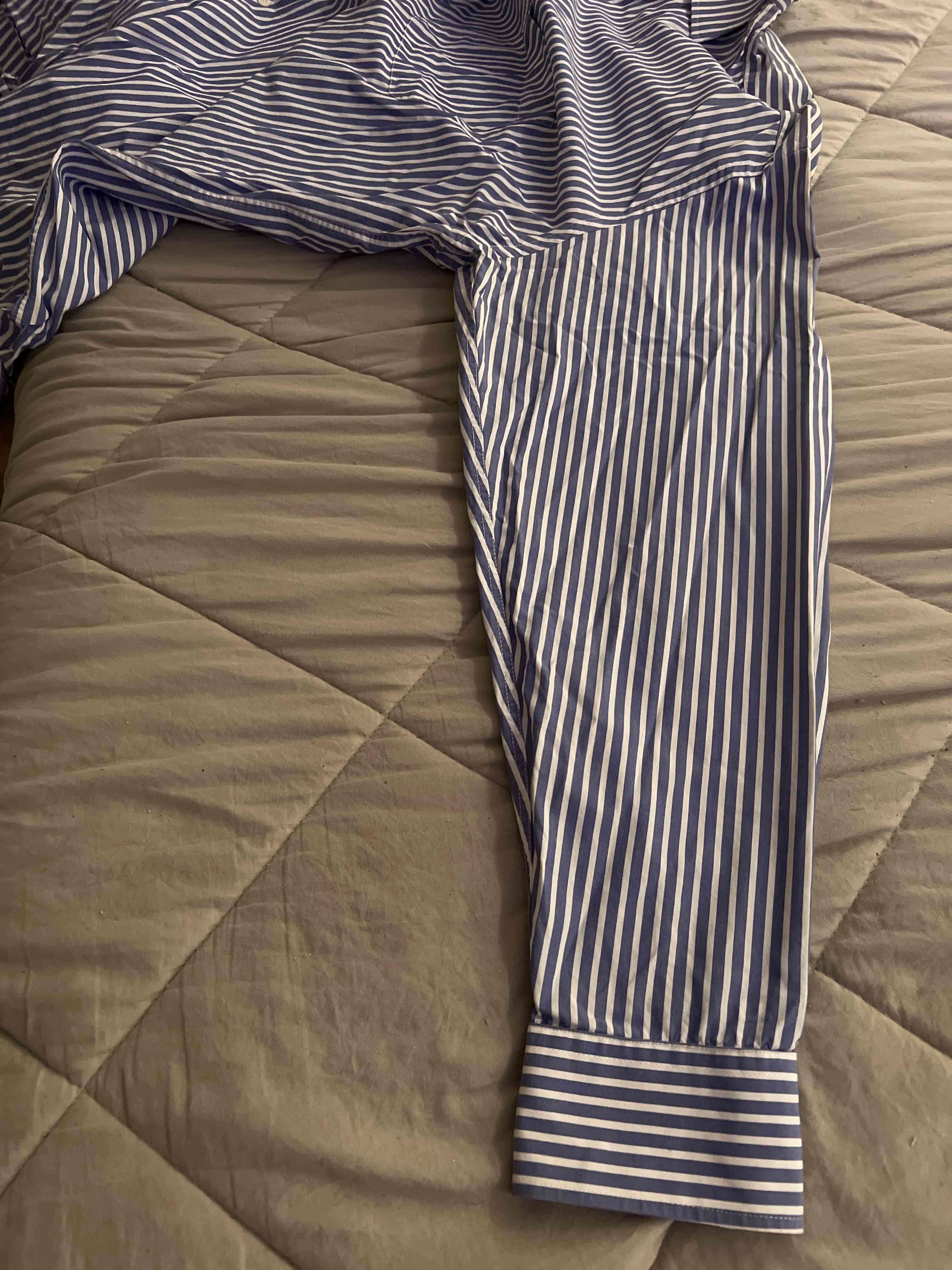 Camisa rayada azul Norton & Wilson - miniatura 3