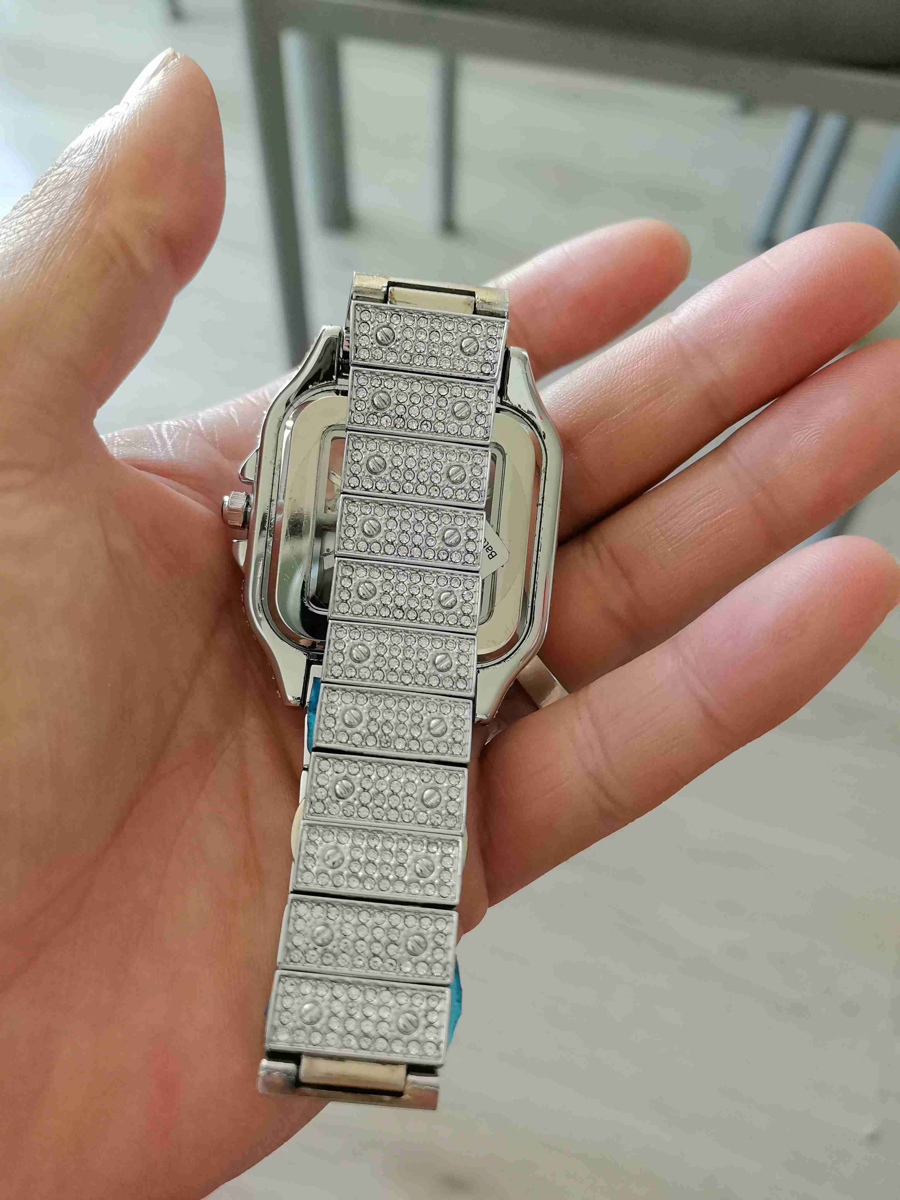 Reloj de pulsera con cristales verdes - miniatura 5