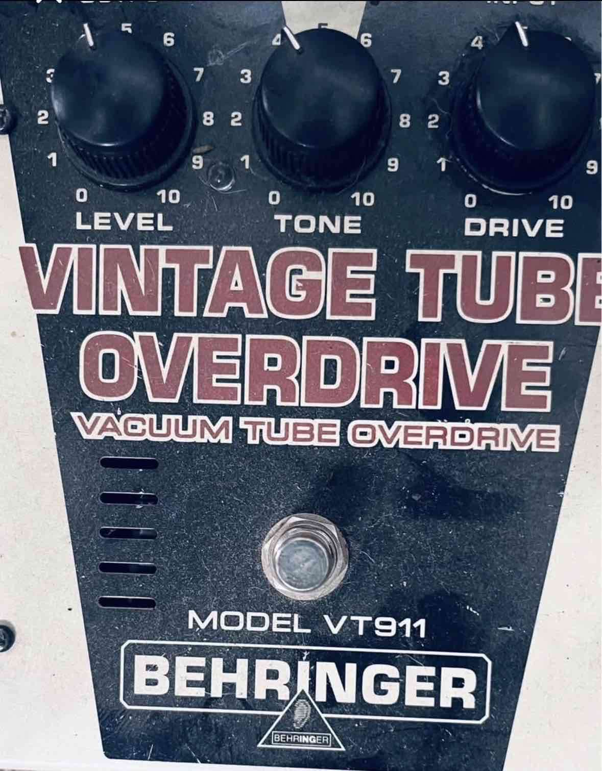 Pedal Behringer Vintage Tube Overdrive