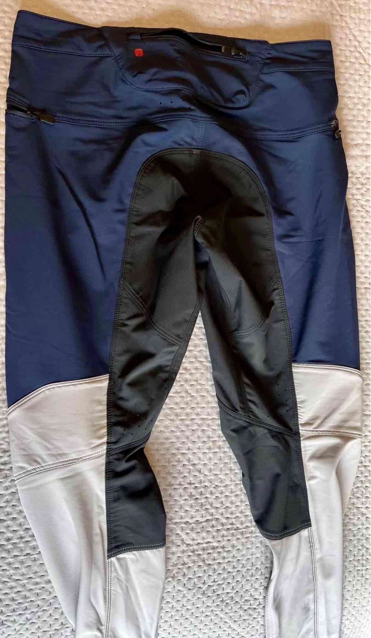 Pantalones MTB enduro / motocross Leatt azul - miniatura 2