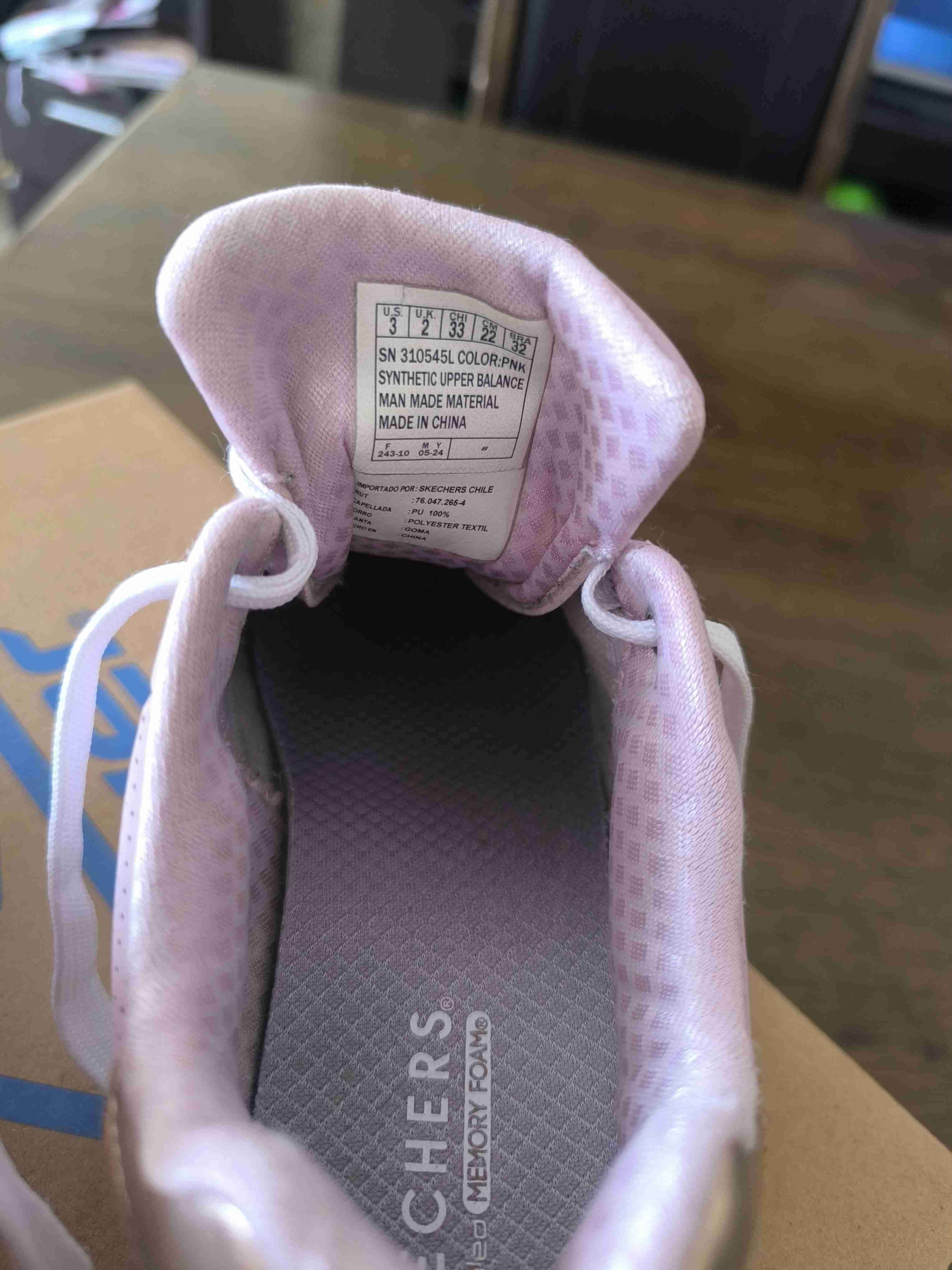 Zapatillas rosas Skechers número 33 - miniatura 3