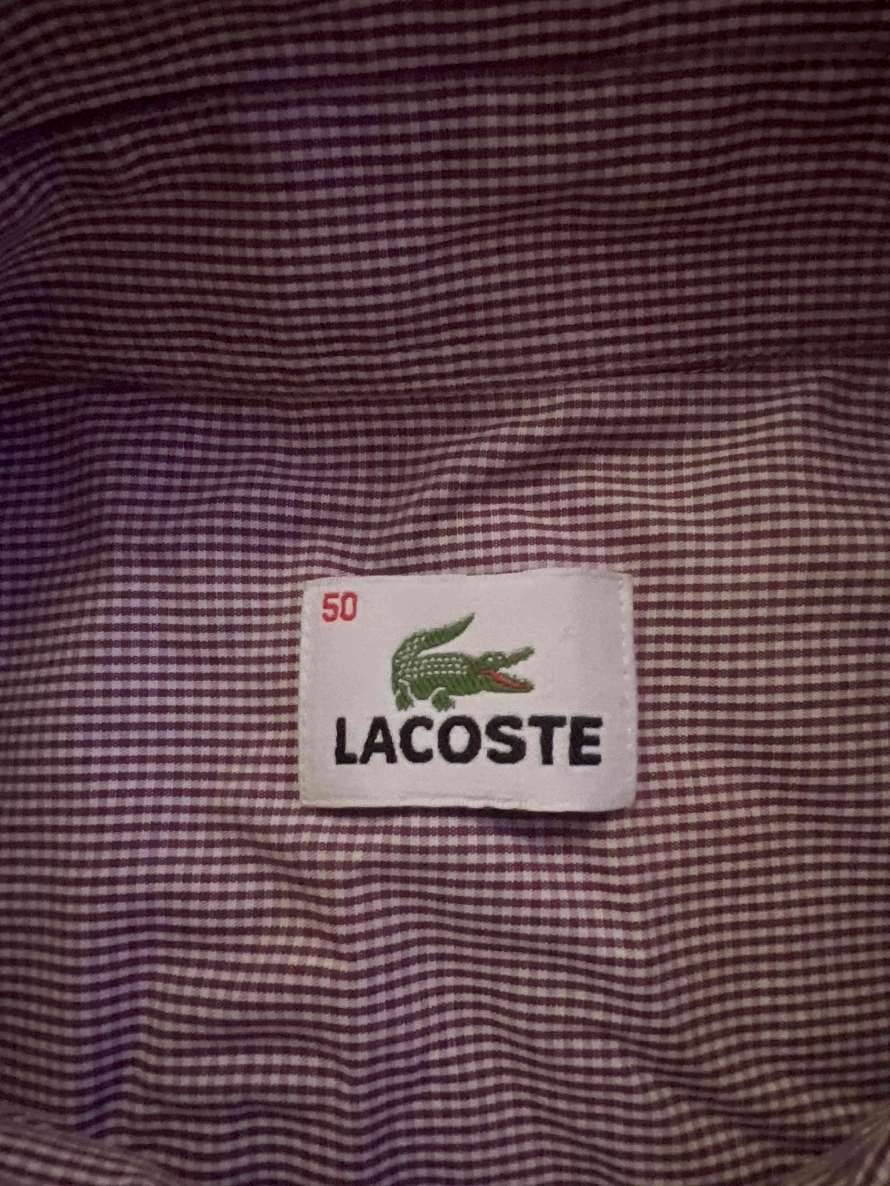 Camisa Lacoste a cuadros