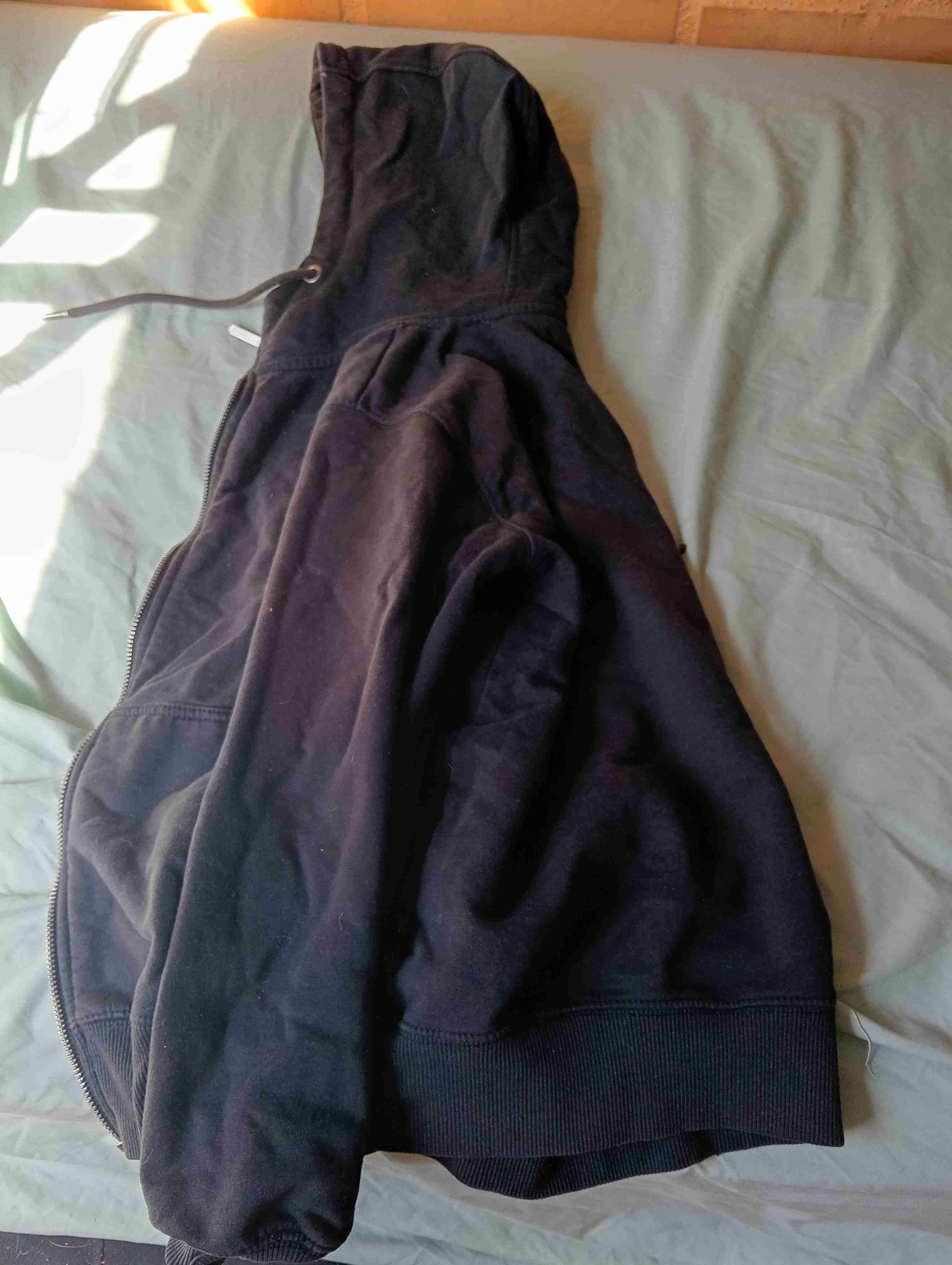 Chaqueta de peluche negra - miniatura 3