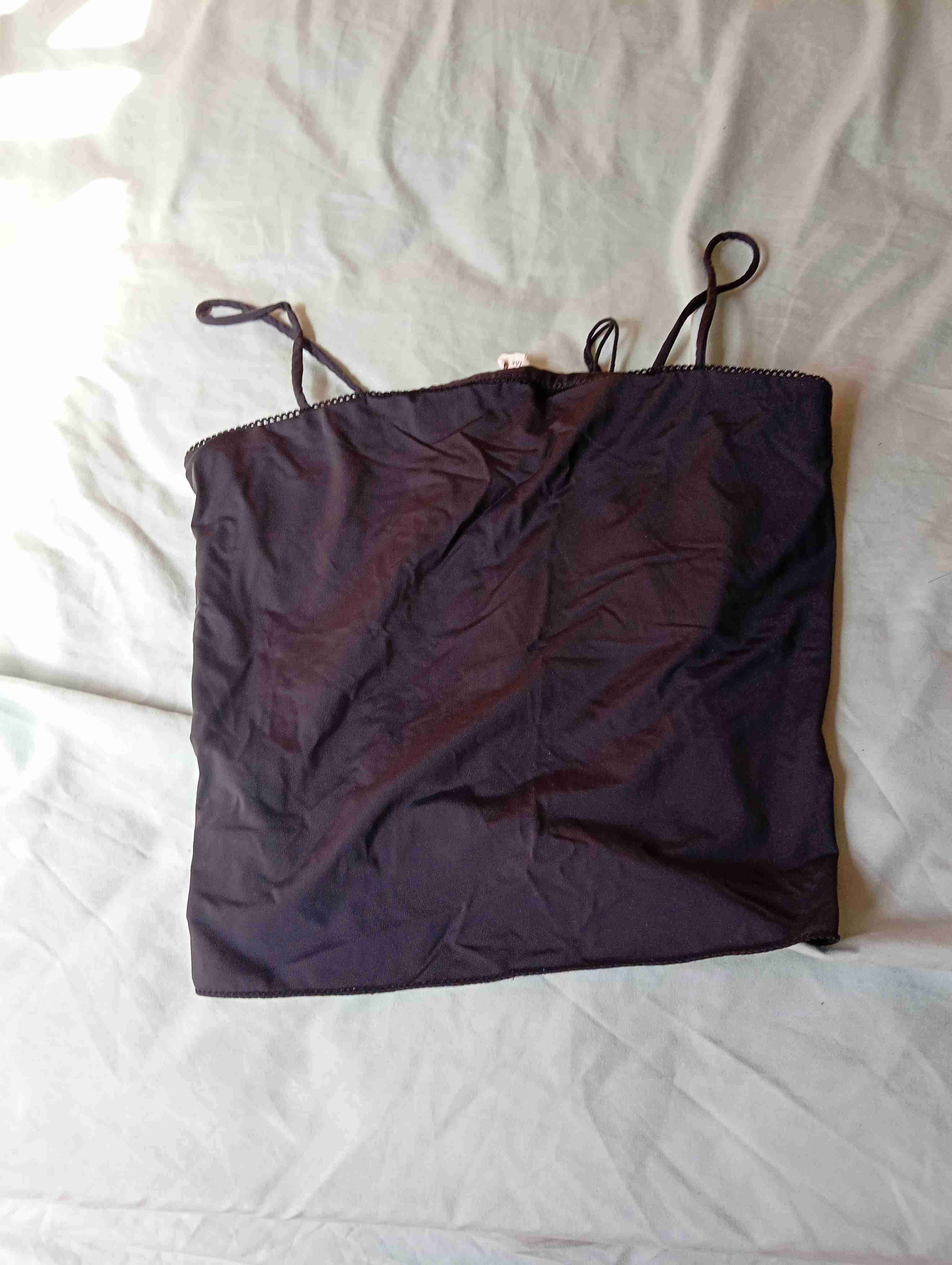 Polera de tirantes negra