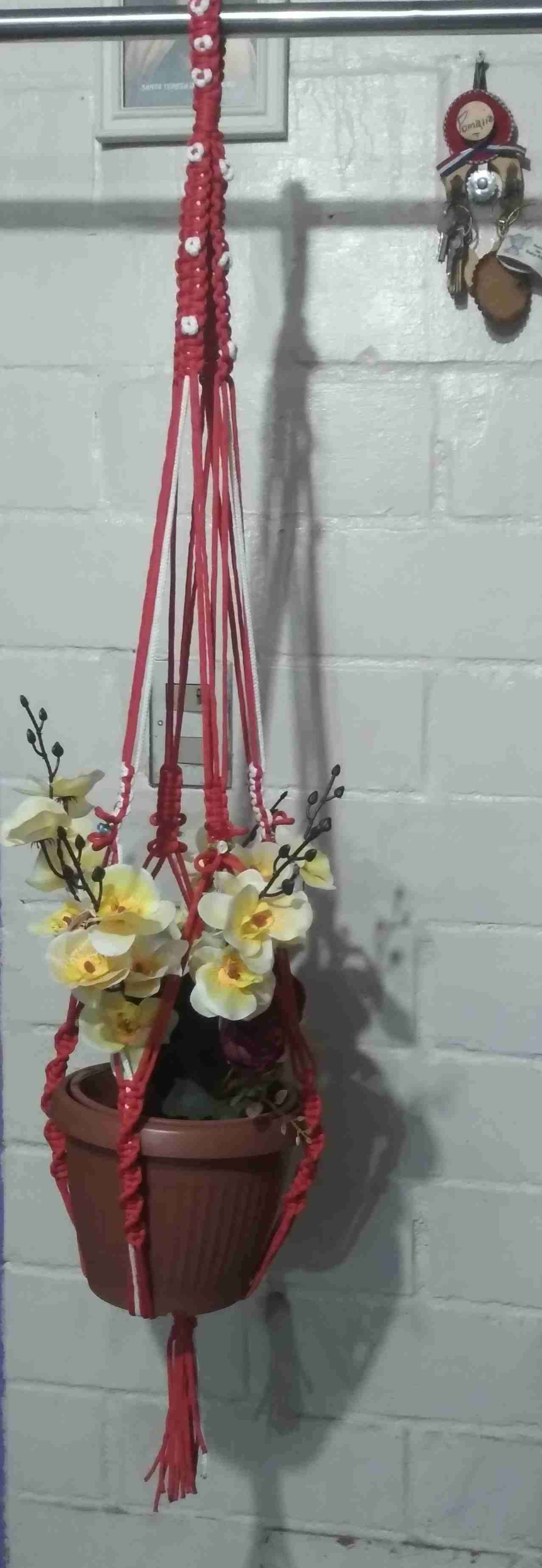 Colgante para plantas de macramé - miniatura 4