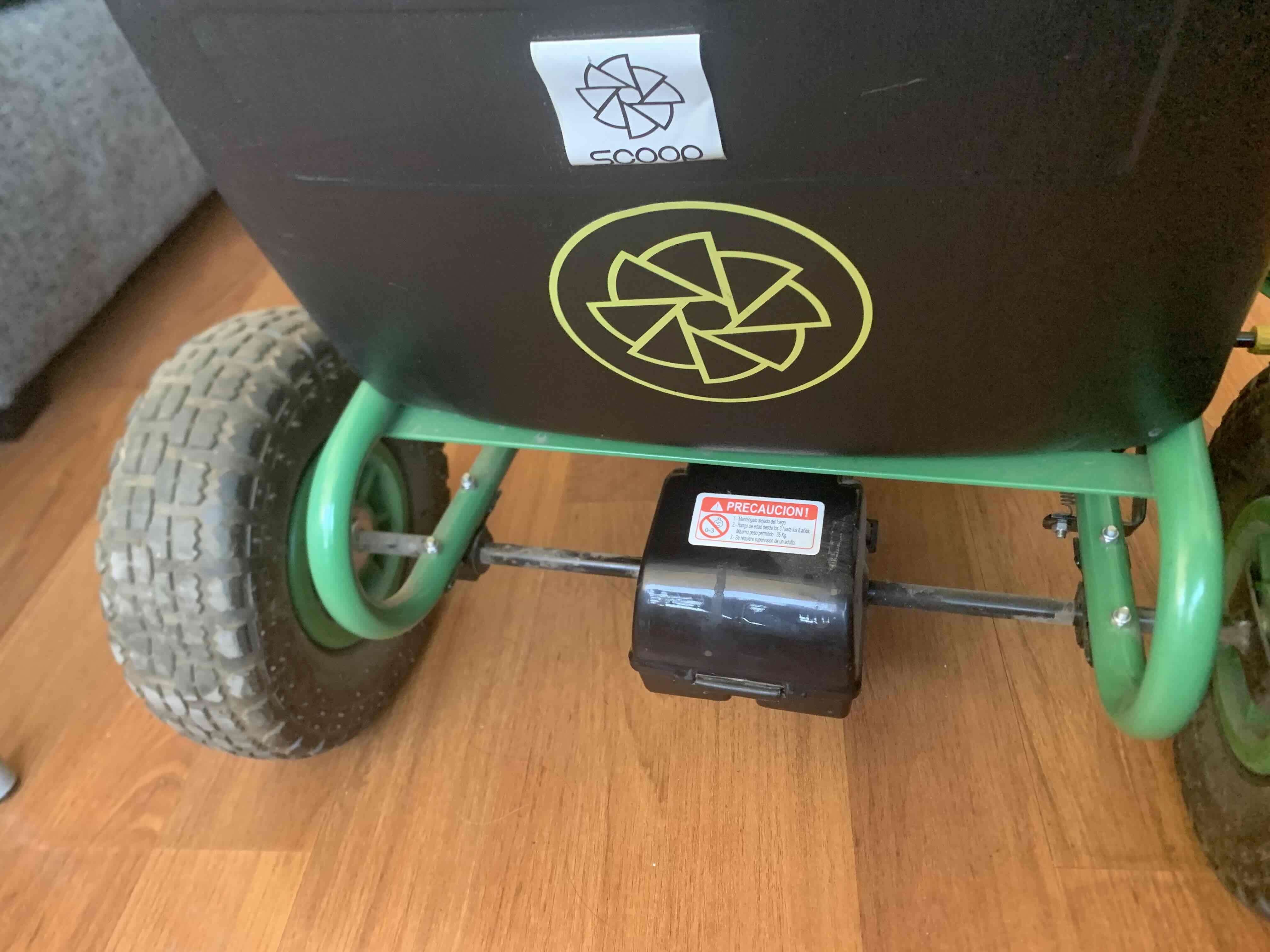 Kart a pedal verde infantil - miniatura 2