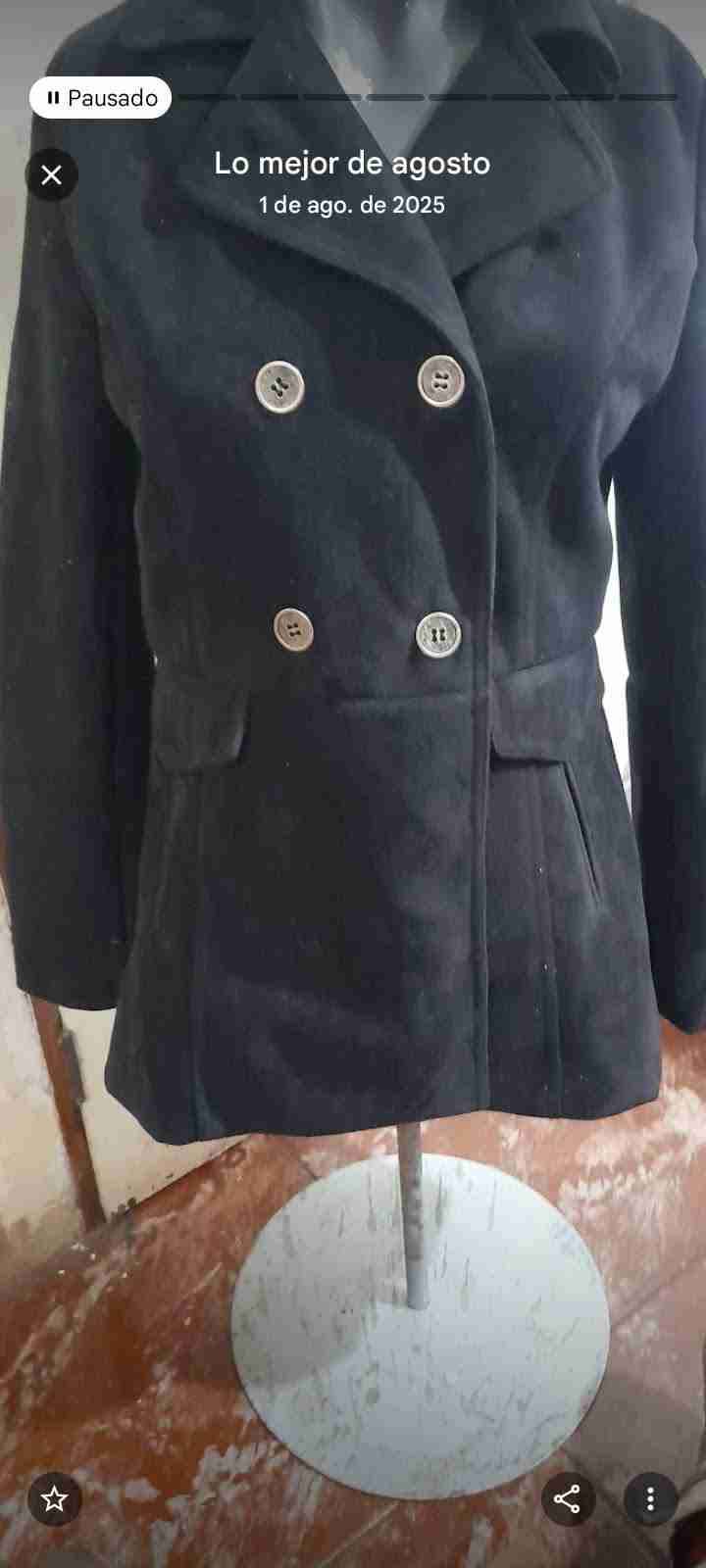 Blazer negro con cremalleras - miniatura 2
