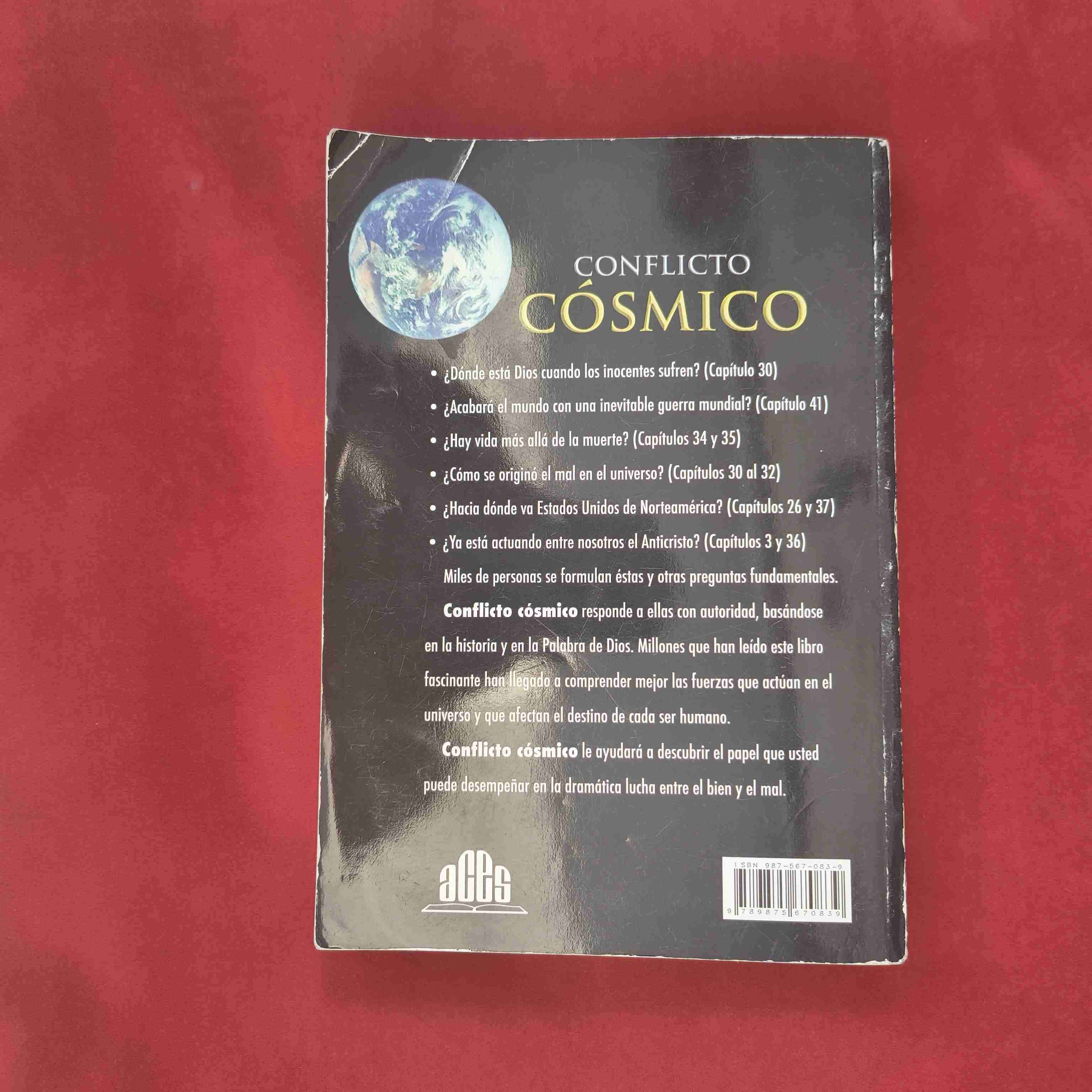 Libro Conflicto Cósmico usado - miniatura 2