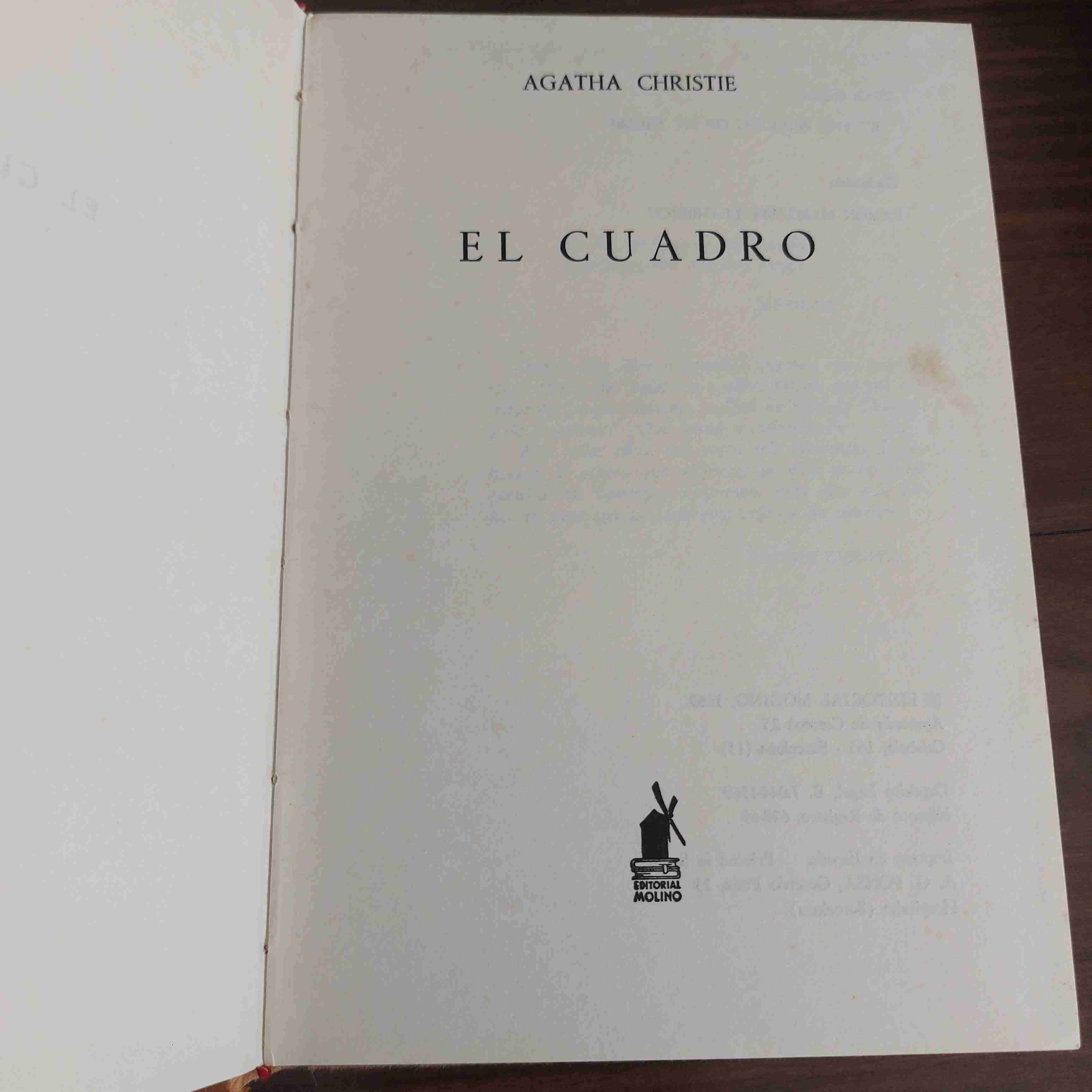 Libro El Cuadro de Agatha Christie - miniatura 2