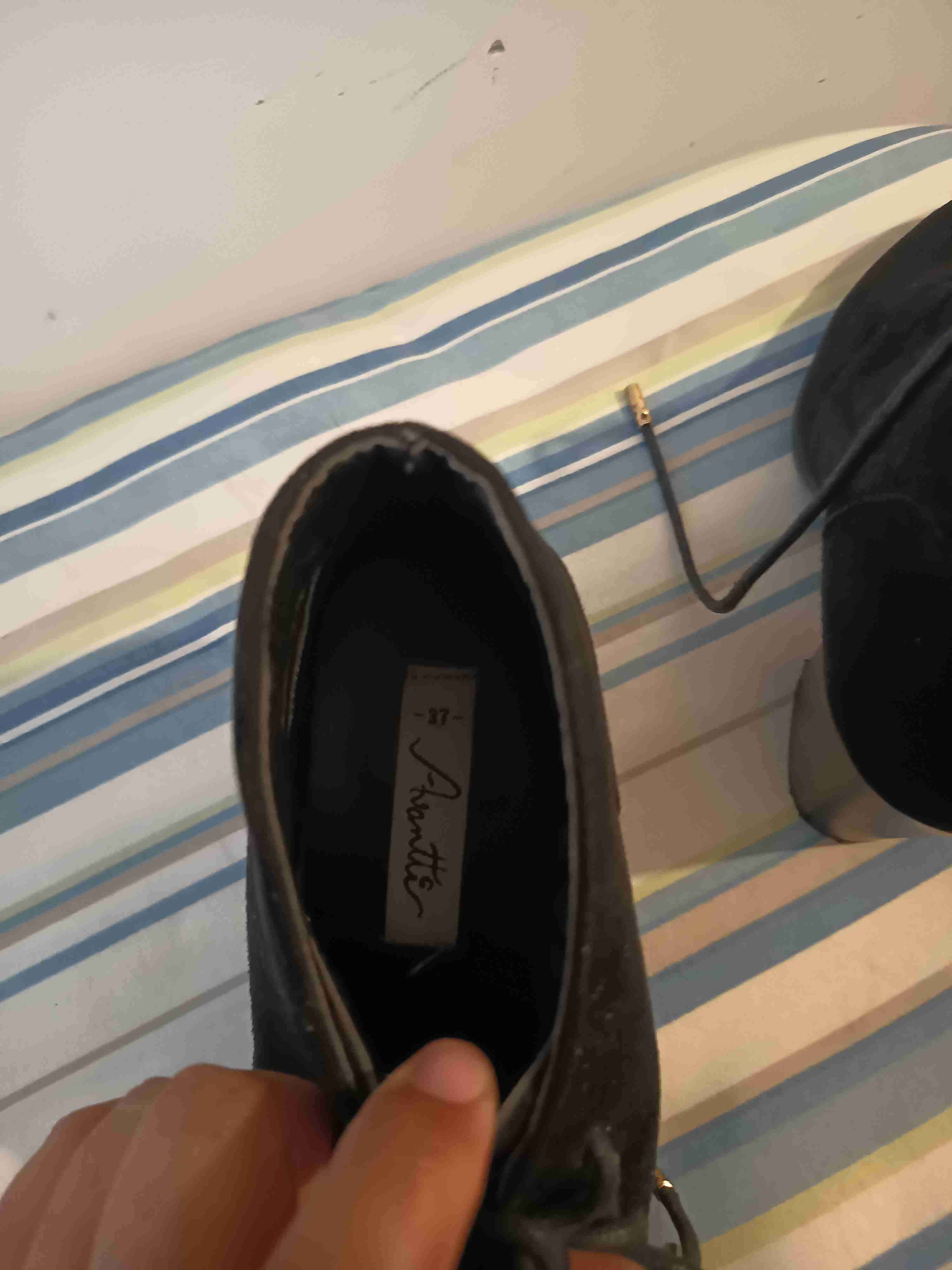 Botín de taco negro - miniatura 2