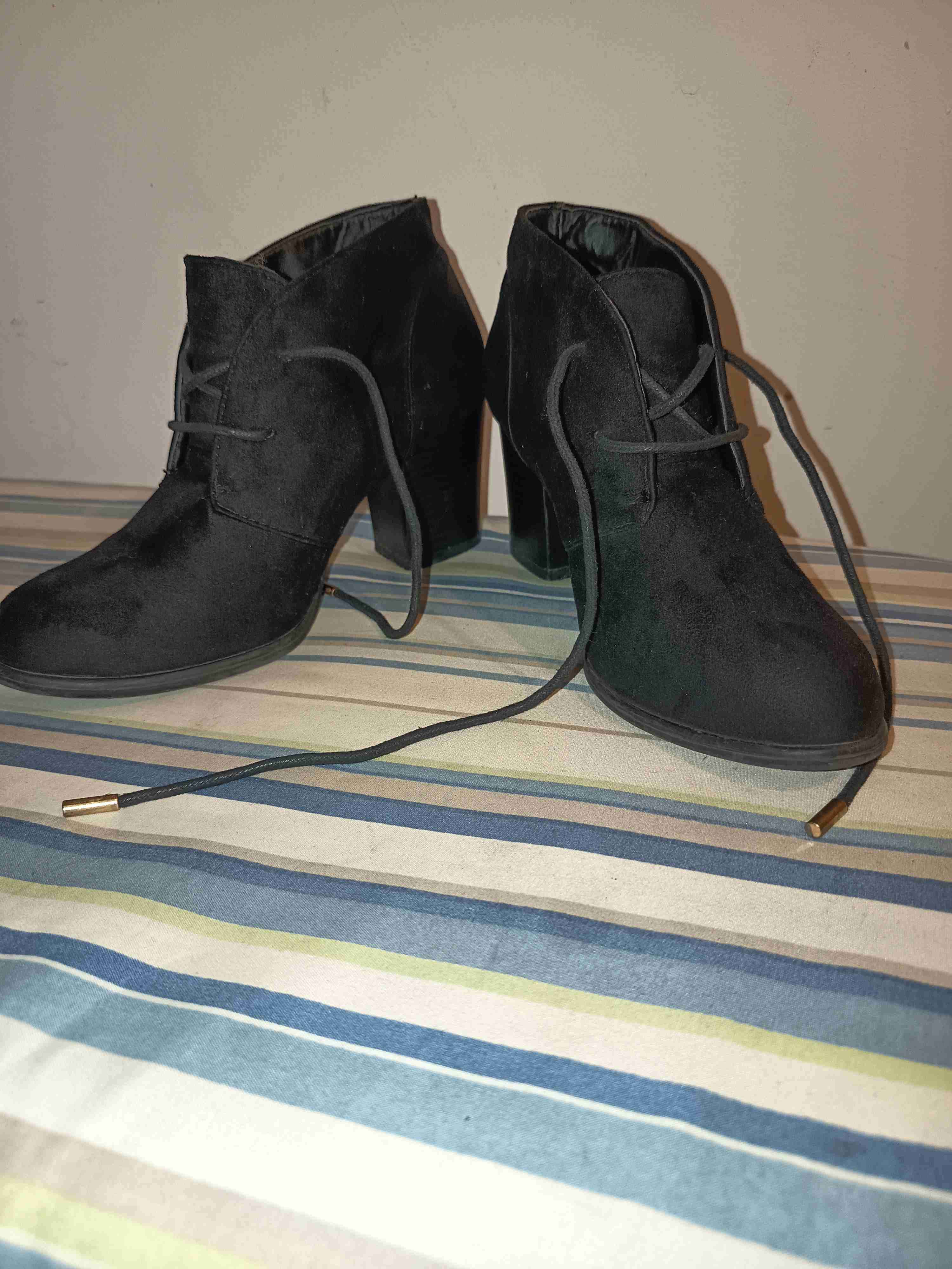 Botín de taco negro - miniatura 4