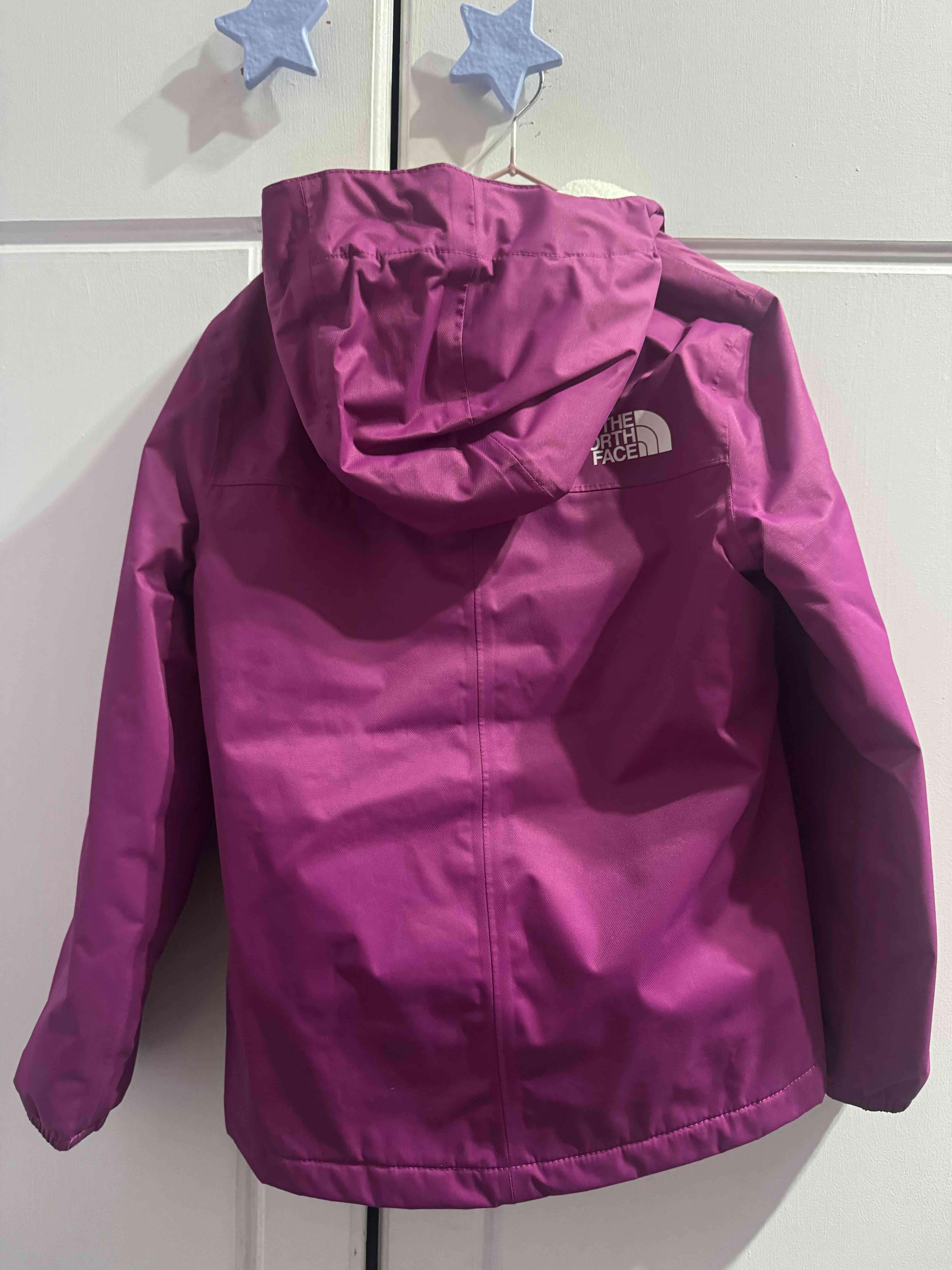 Chaqueta impermeable morada The North Face - miniatura 2