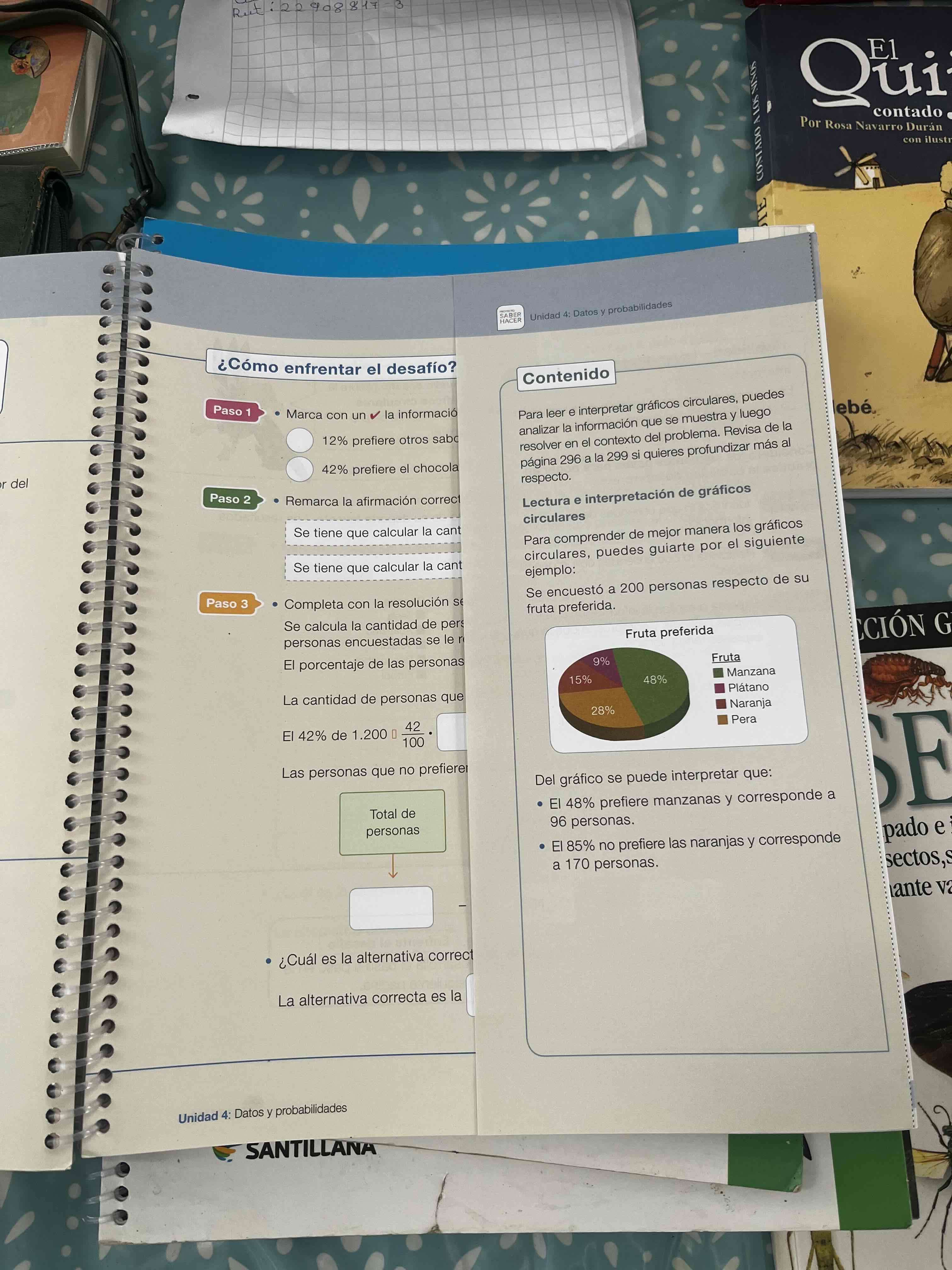 Libro Matemática 6° Básico Tomo 1 ,2 y actividad - miniatura 4