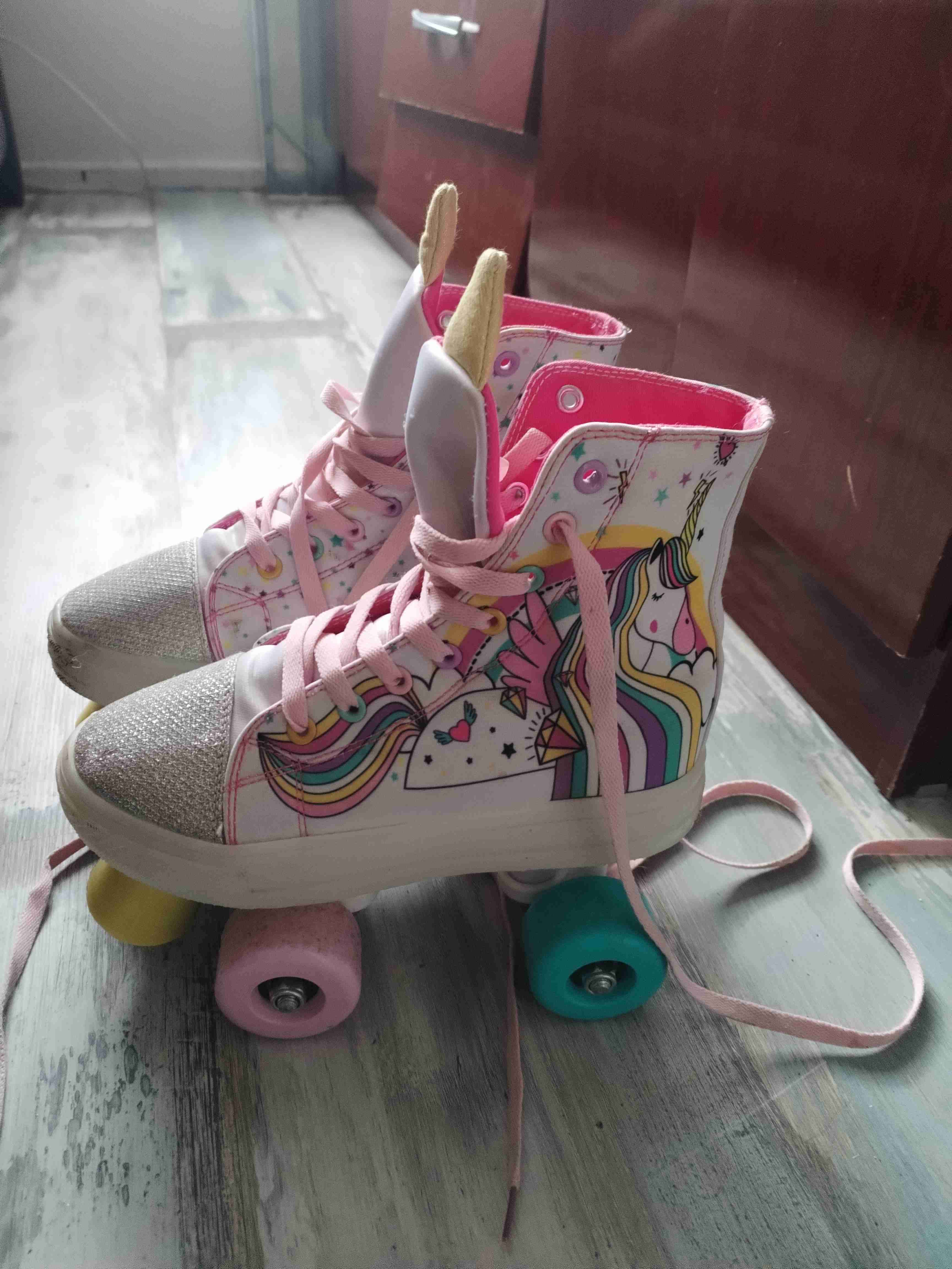 Patines de 4 ruedas unicornio - miniatura 2