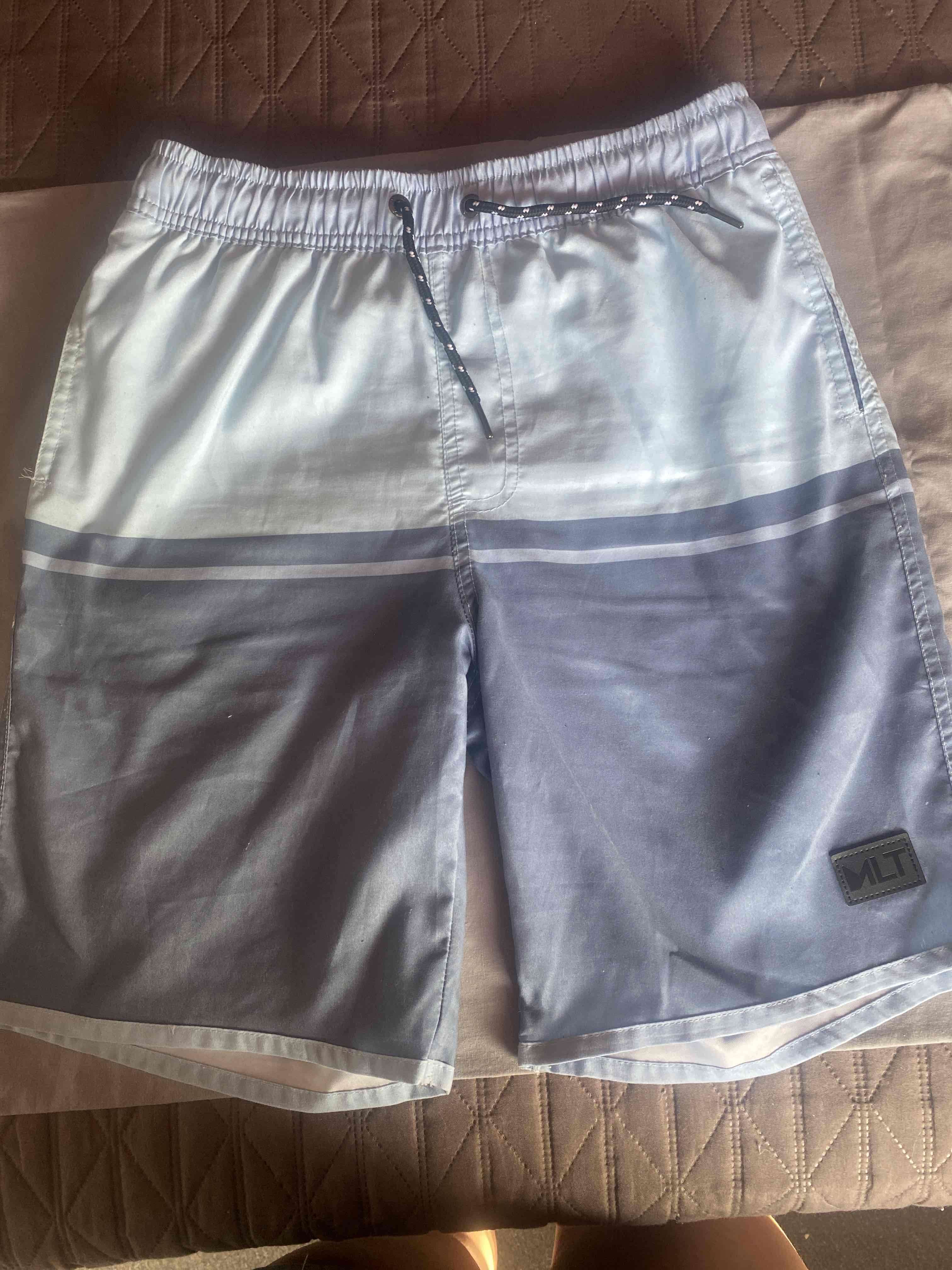 Shorts de baño azul claro T-14