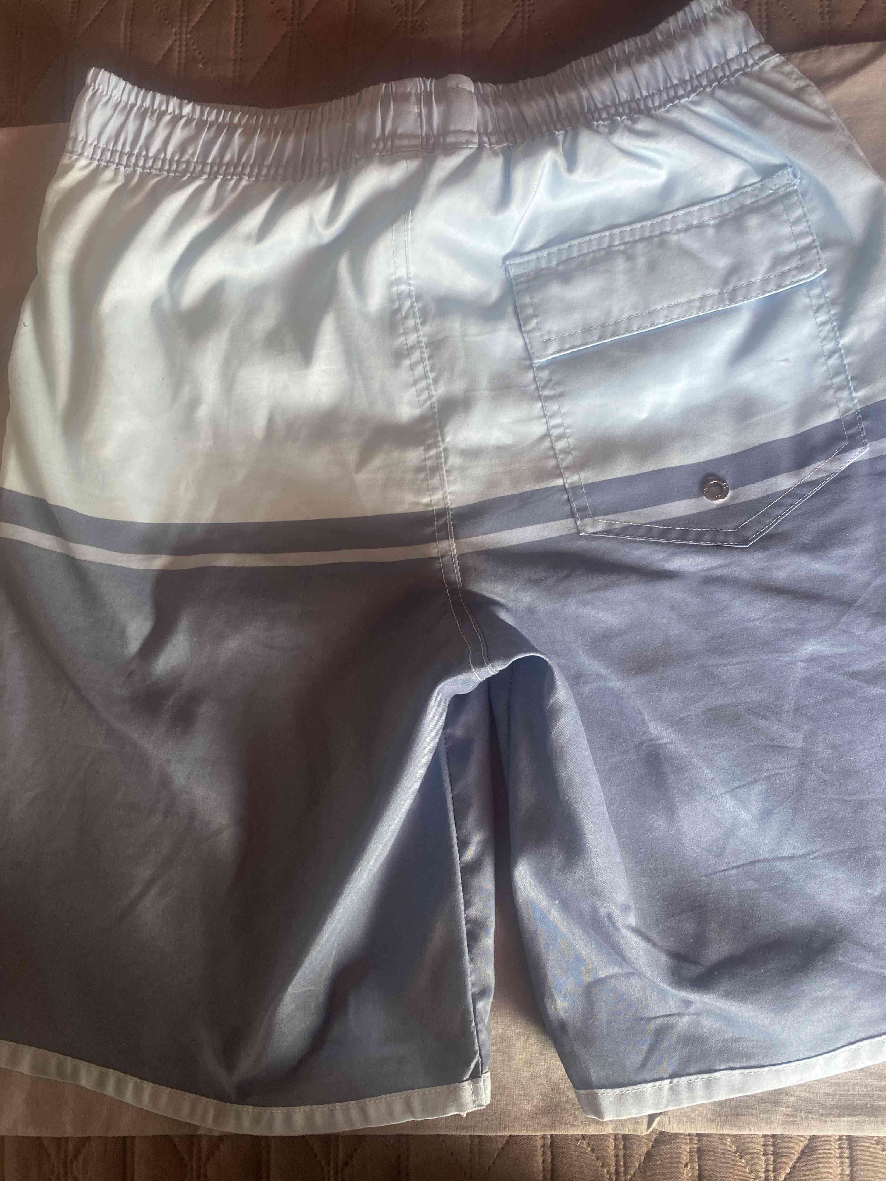 Shorts de baño azul claro T-14 - miniatura 2