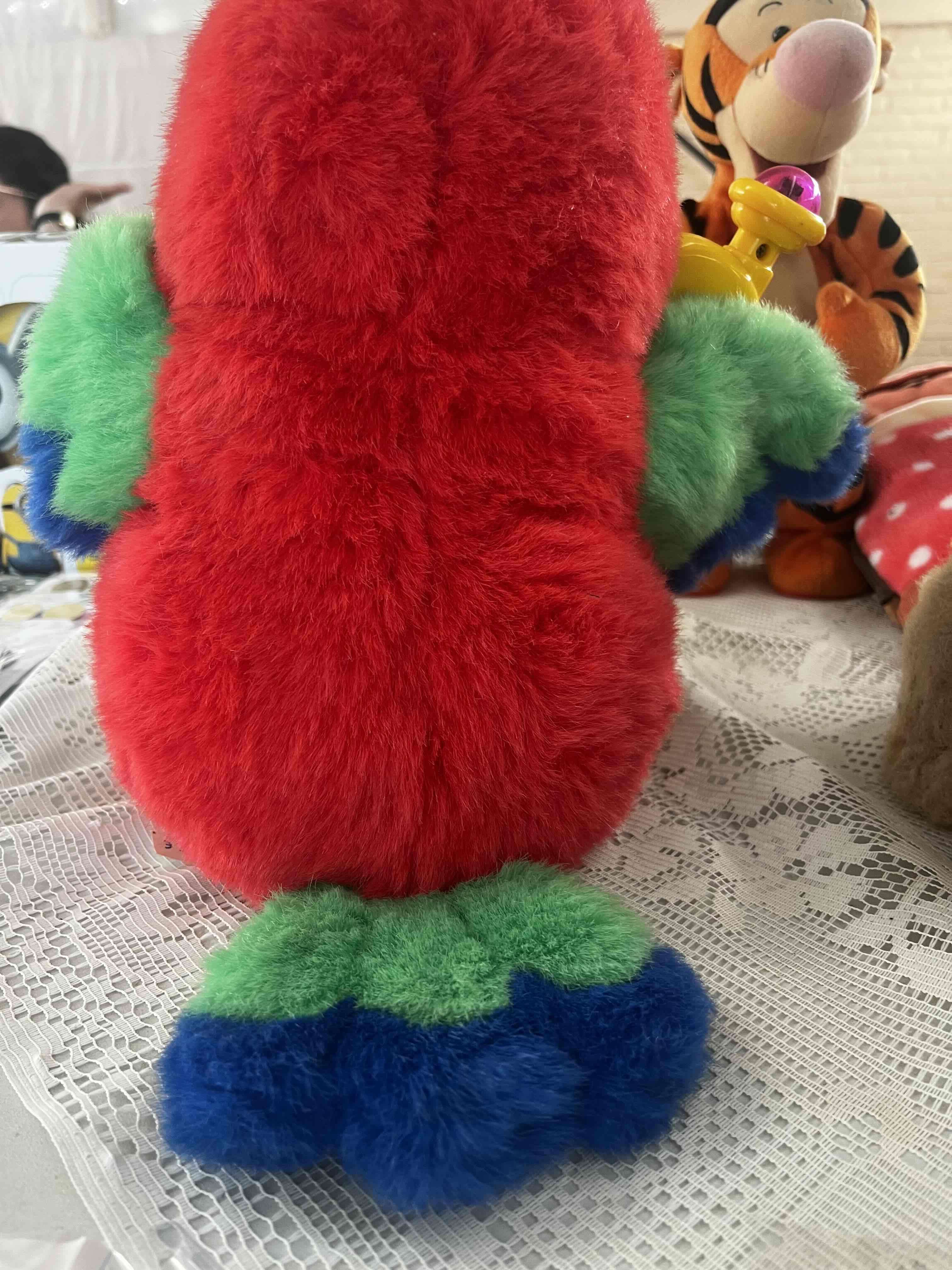 Peluche loro colorido con teléfono - miniatura 2