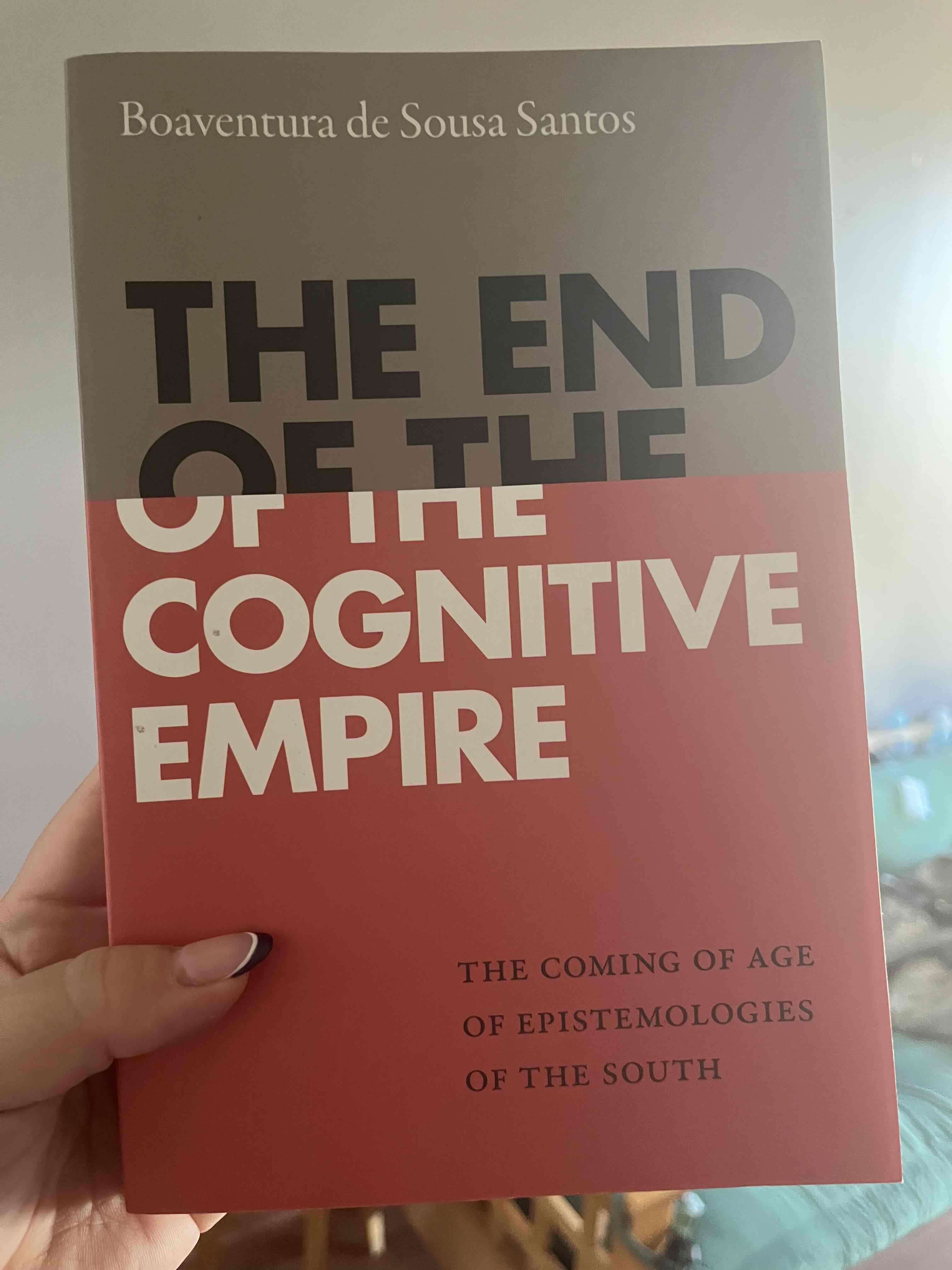 Libro 'The End of the Cognitive Empire'