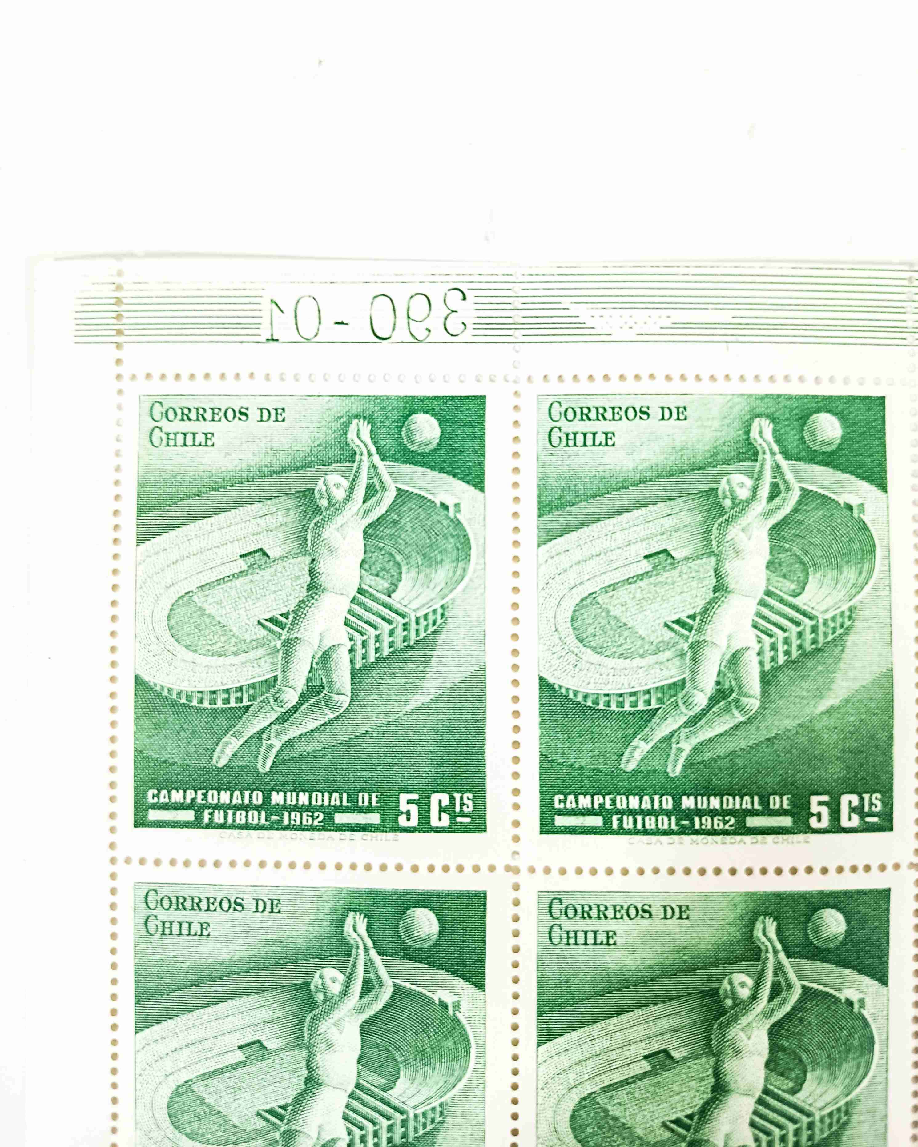 Sellos Mundial de fútbol, Chile 1962 - 2