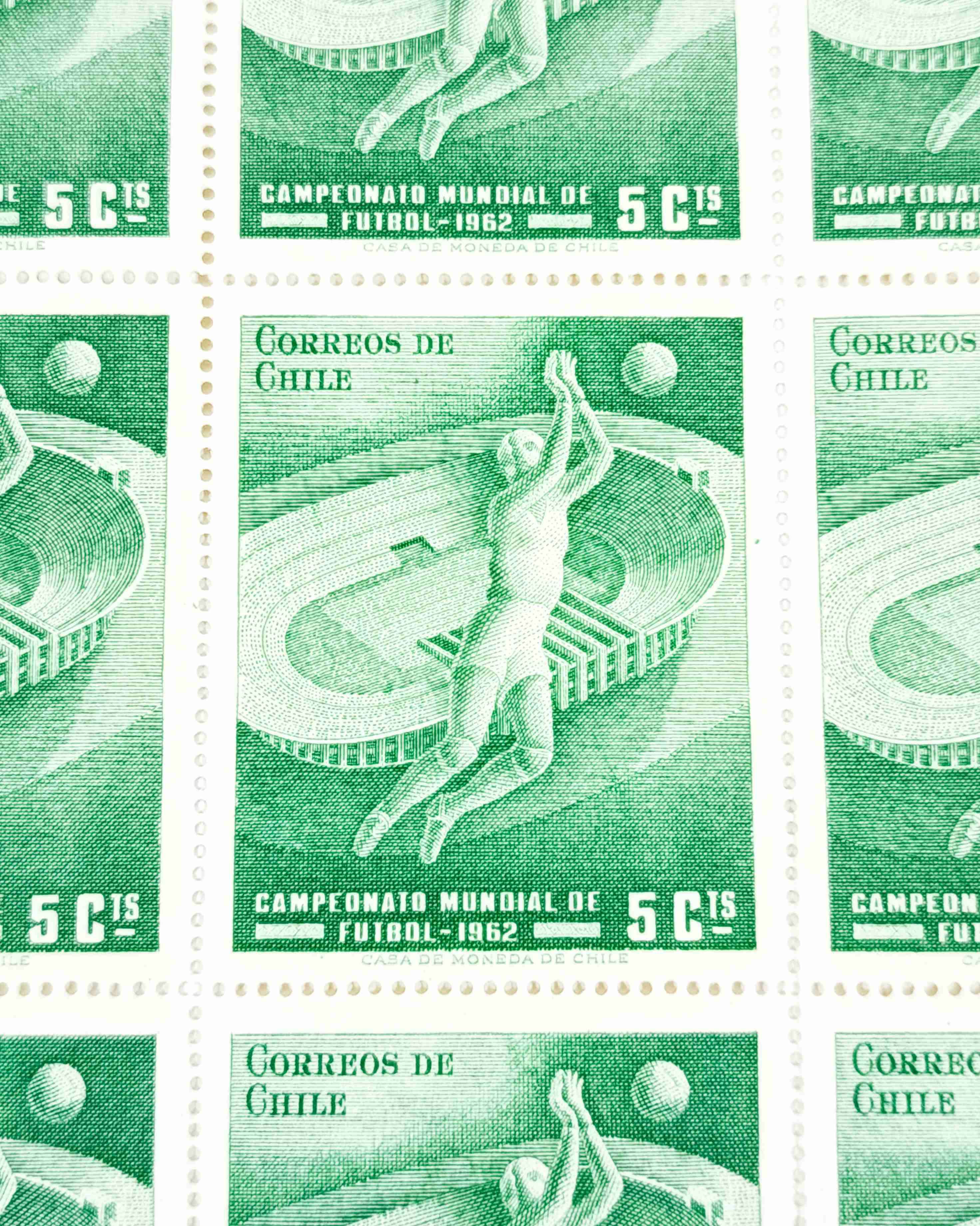 Sellos Mundial de fútbol, Chile 1962 - 3