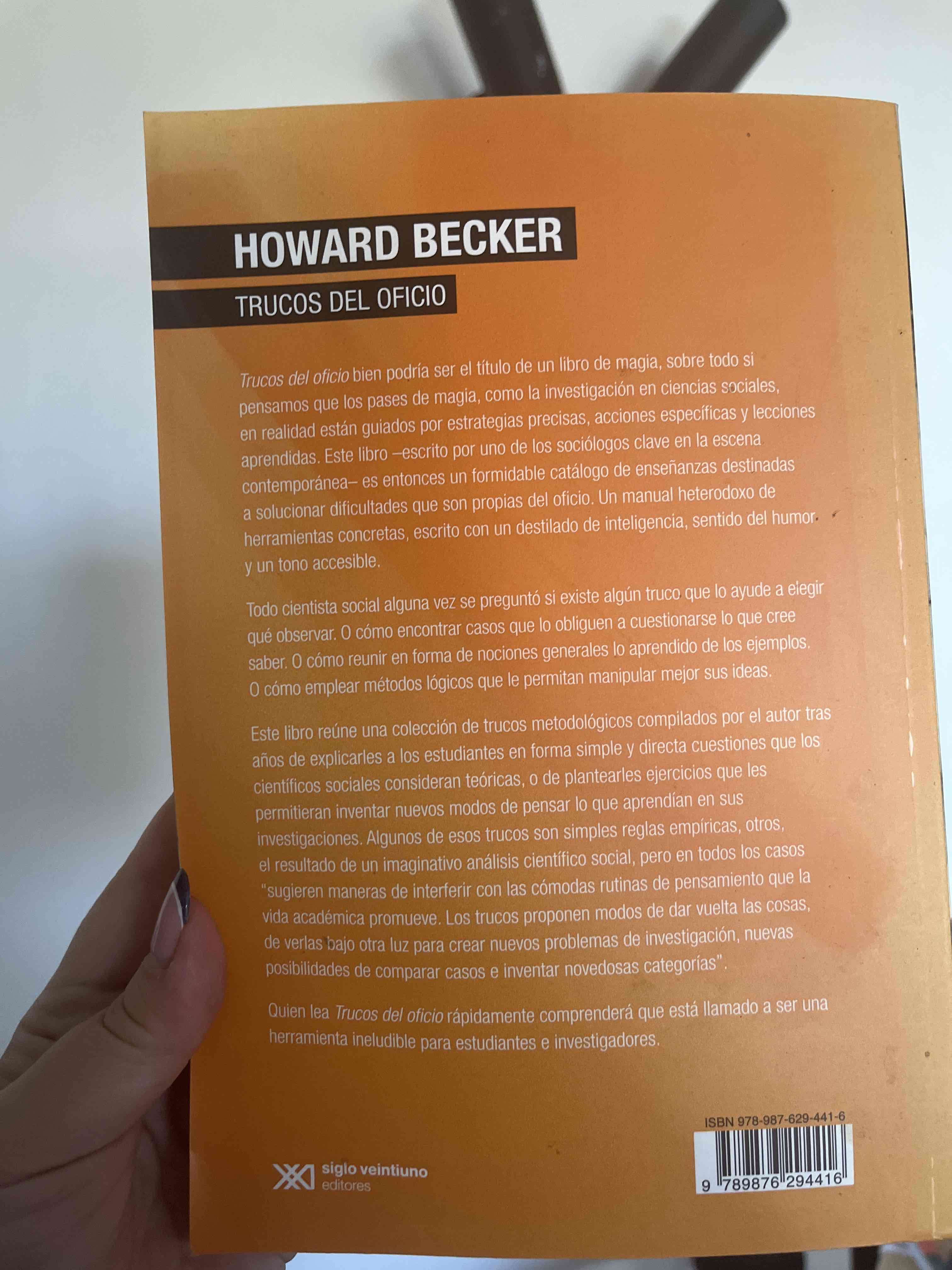Libro 'Trucos del Oficio' de Becker - miniatura 2