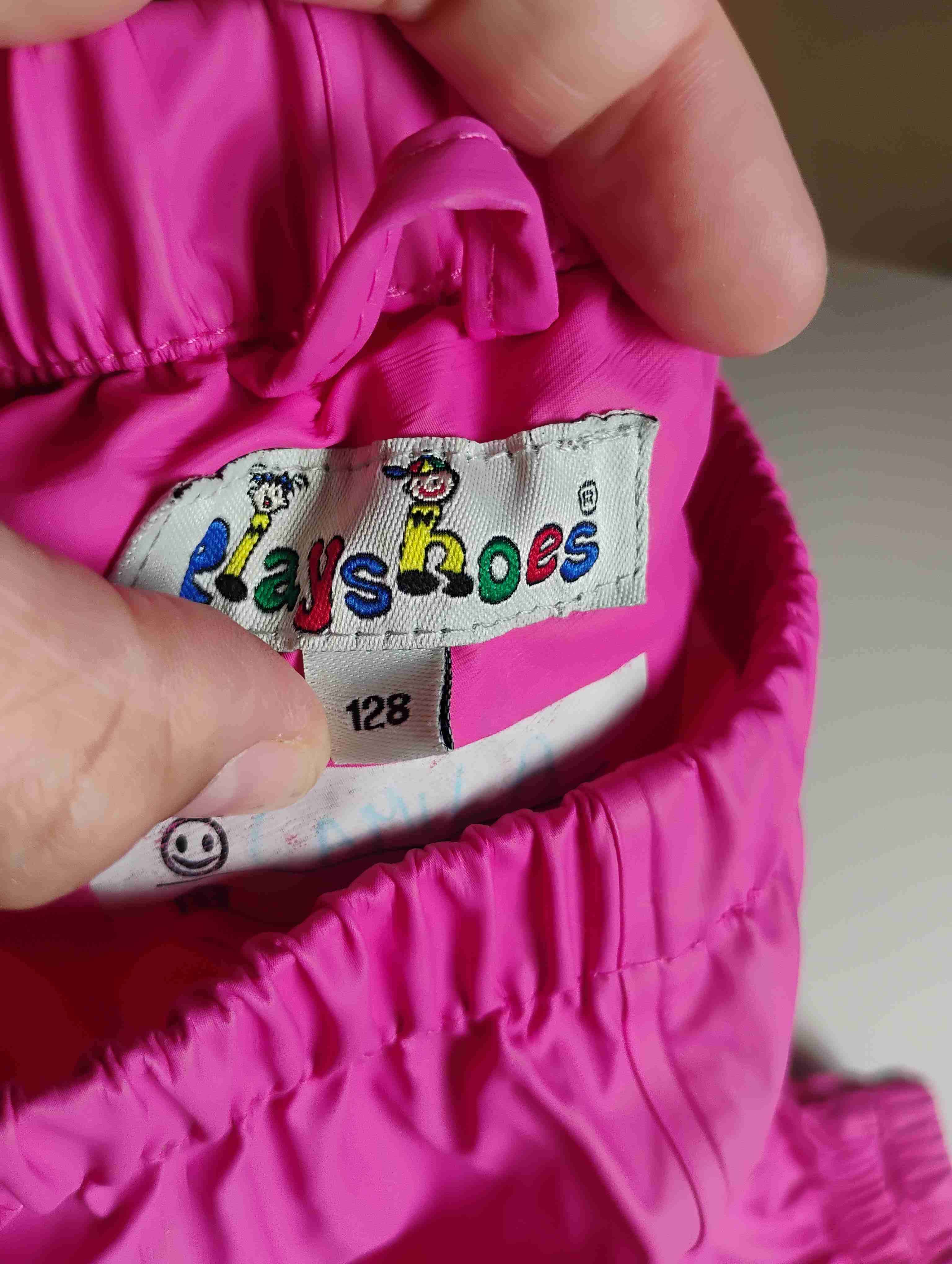 Pantalón impermeable rosa infantil - miniatura 2