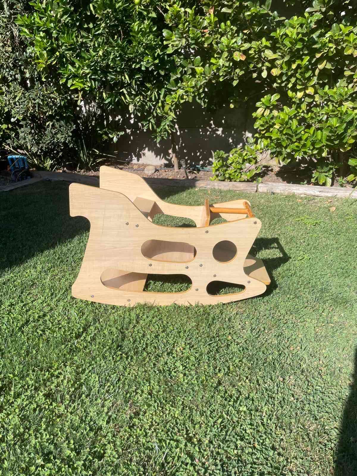 Silla infantil de madera ajustable - miniatura 3