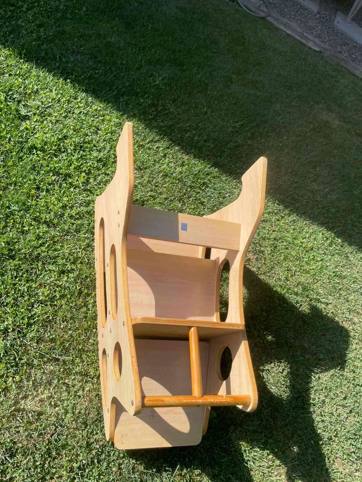 Silla infantil de madera ajustable - miniatura 5