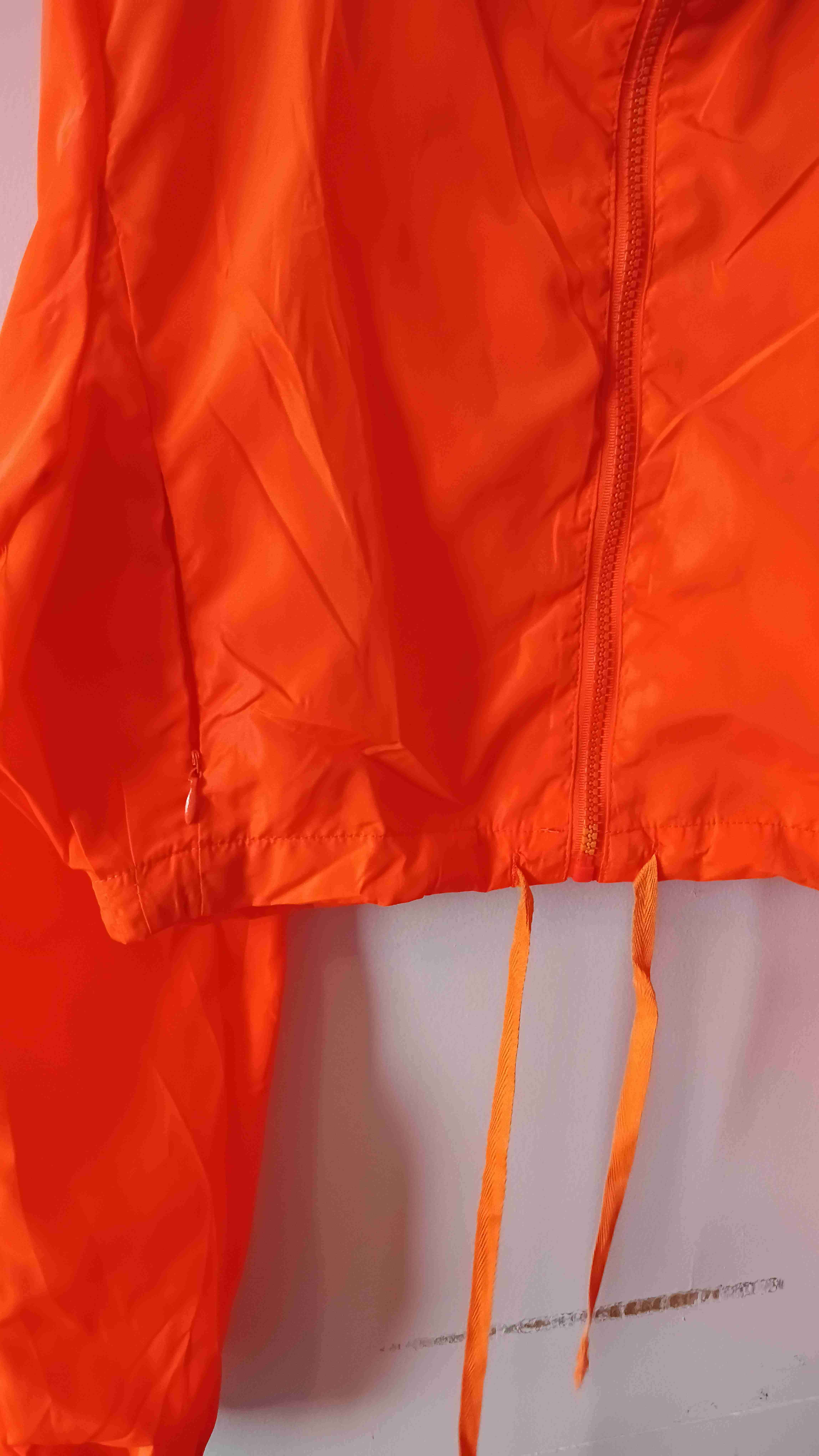 Corta viento naranja flúor - miniatura 2