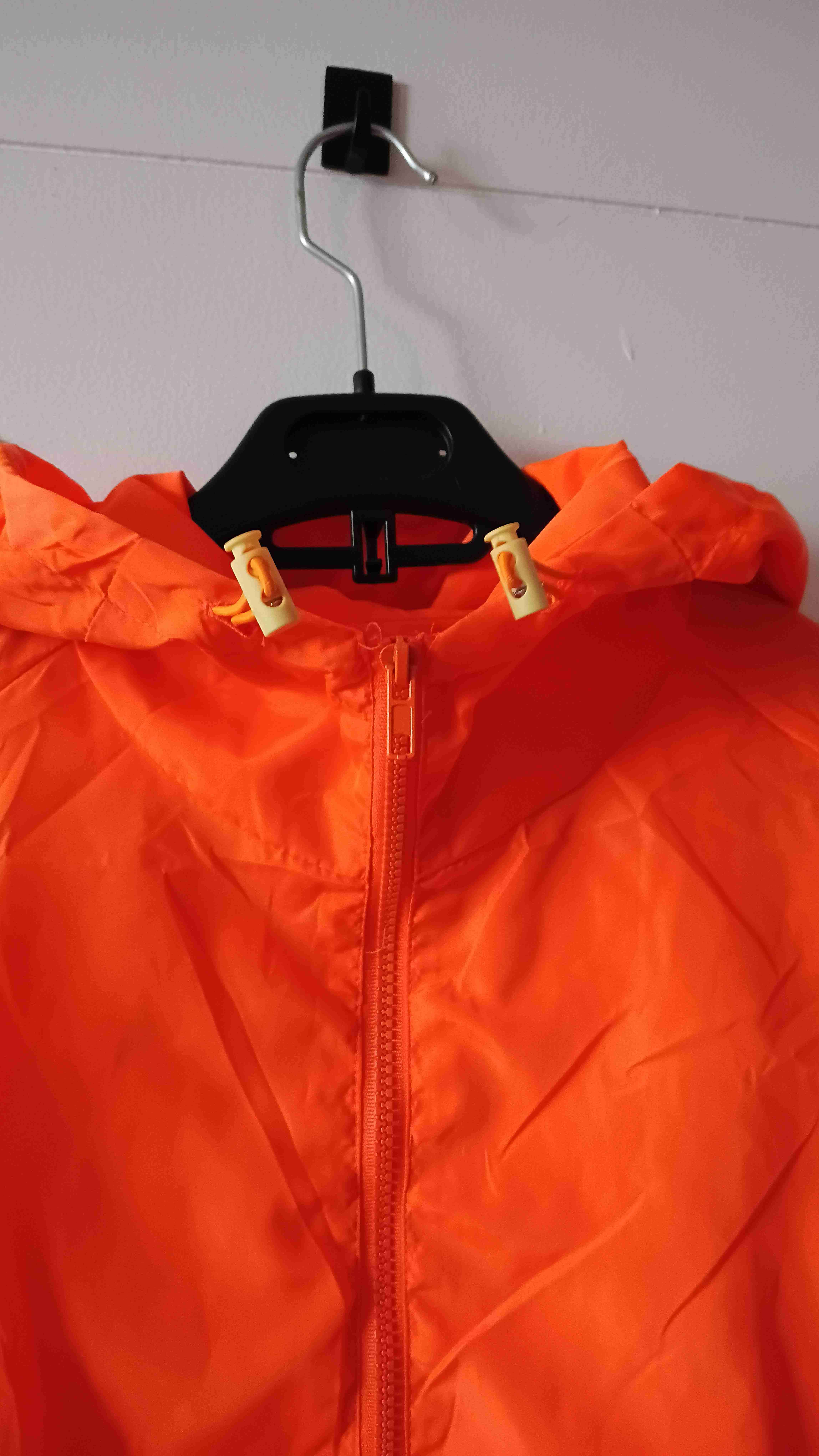 Corta viento naranja flúor - miniatura 3