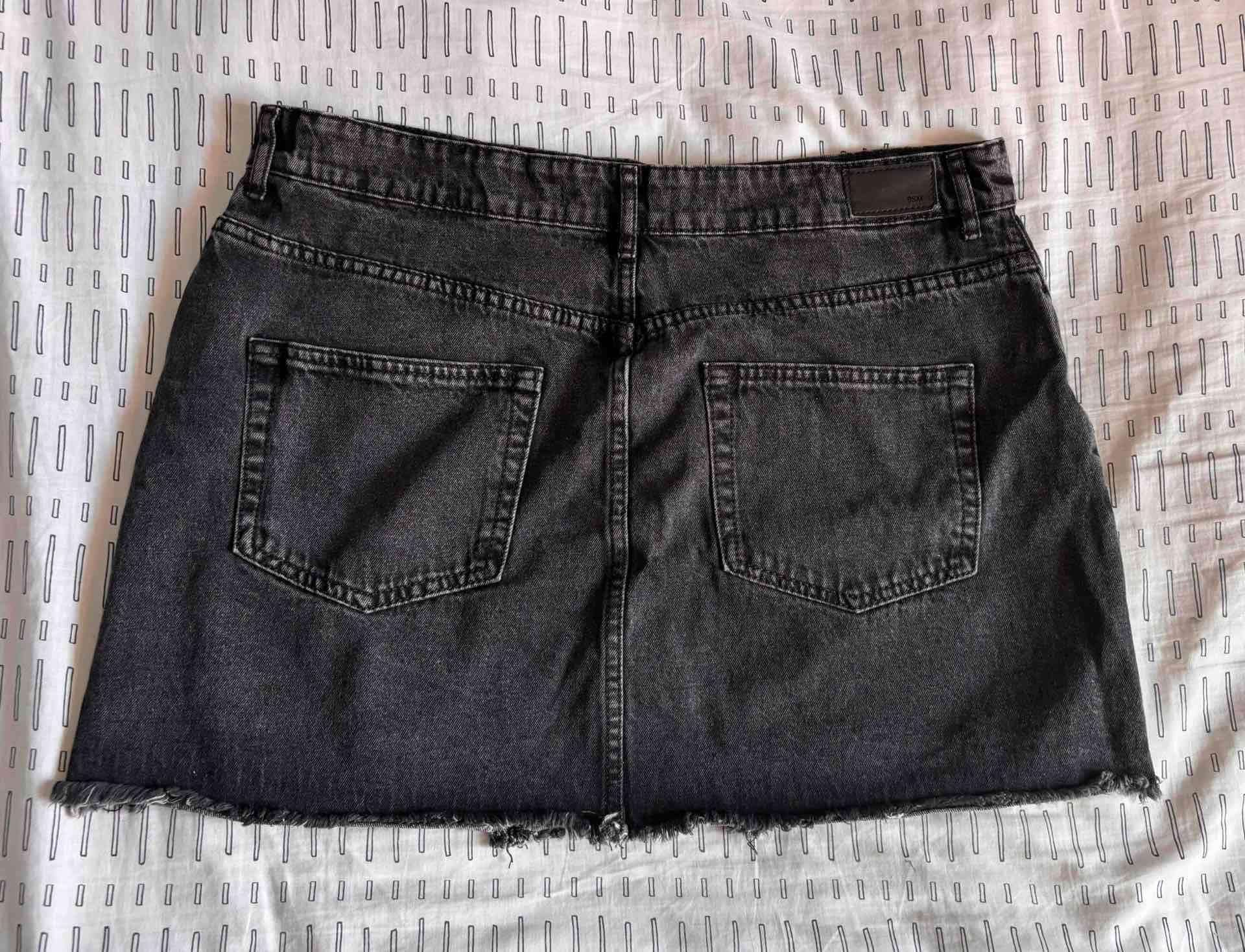 Falda de mezclilla negra Basement - miniatura 3